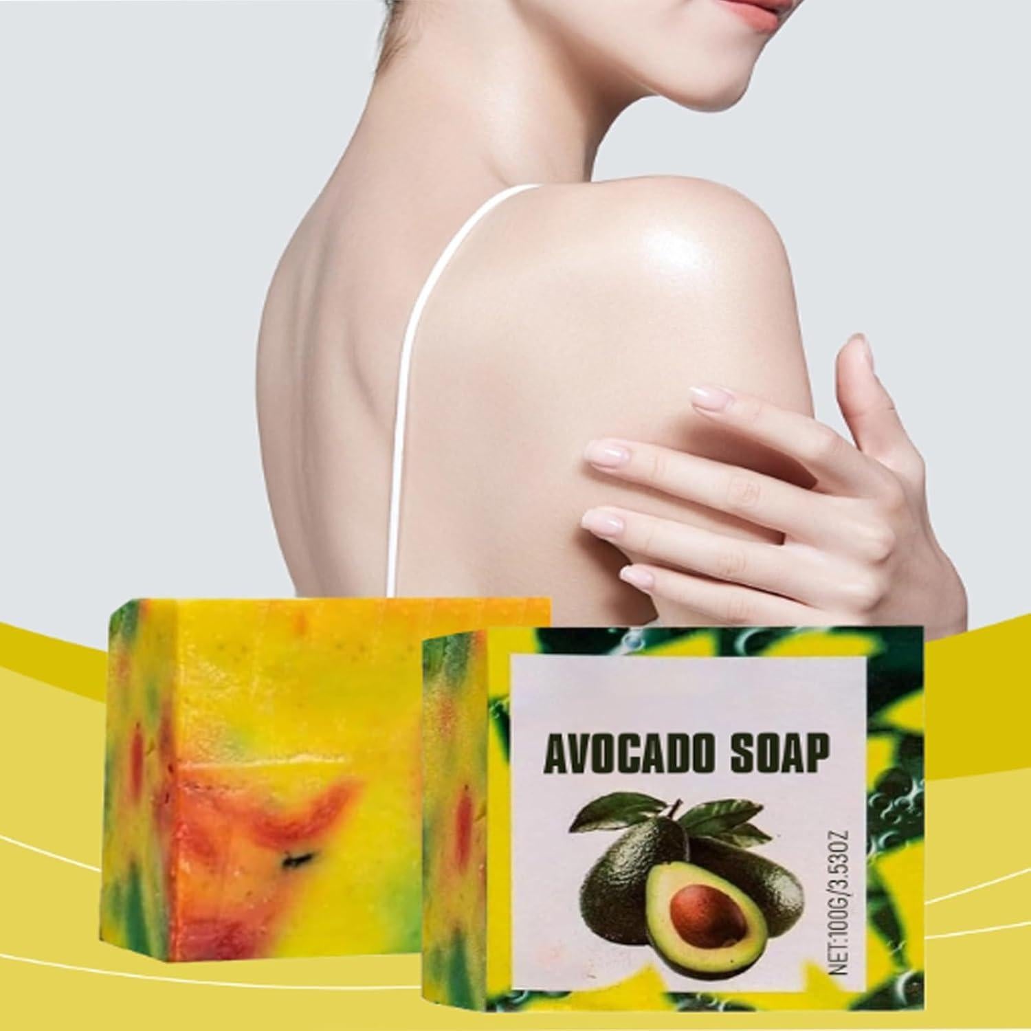 Jabón de Aguacate Yamusa Hecho a Mano 85g - Cuidado Piel