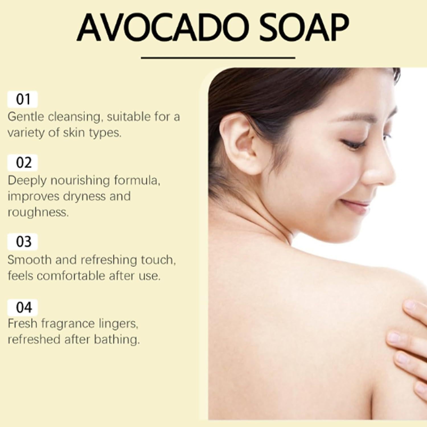 Jabón de Aguacate Yamusa Hecho a Mano 85g - Cuidado Piel