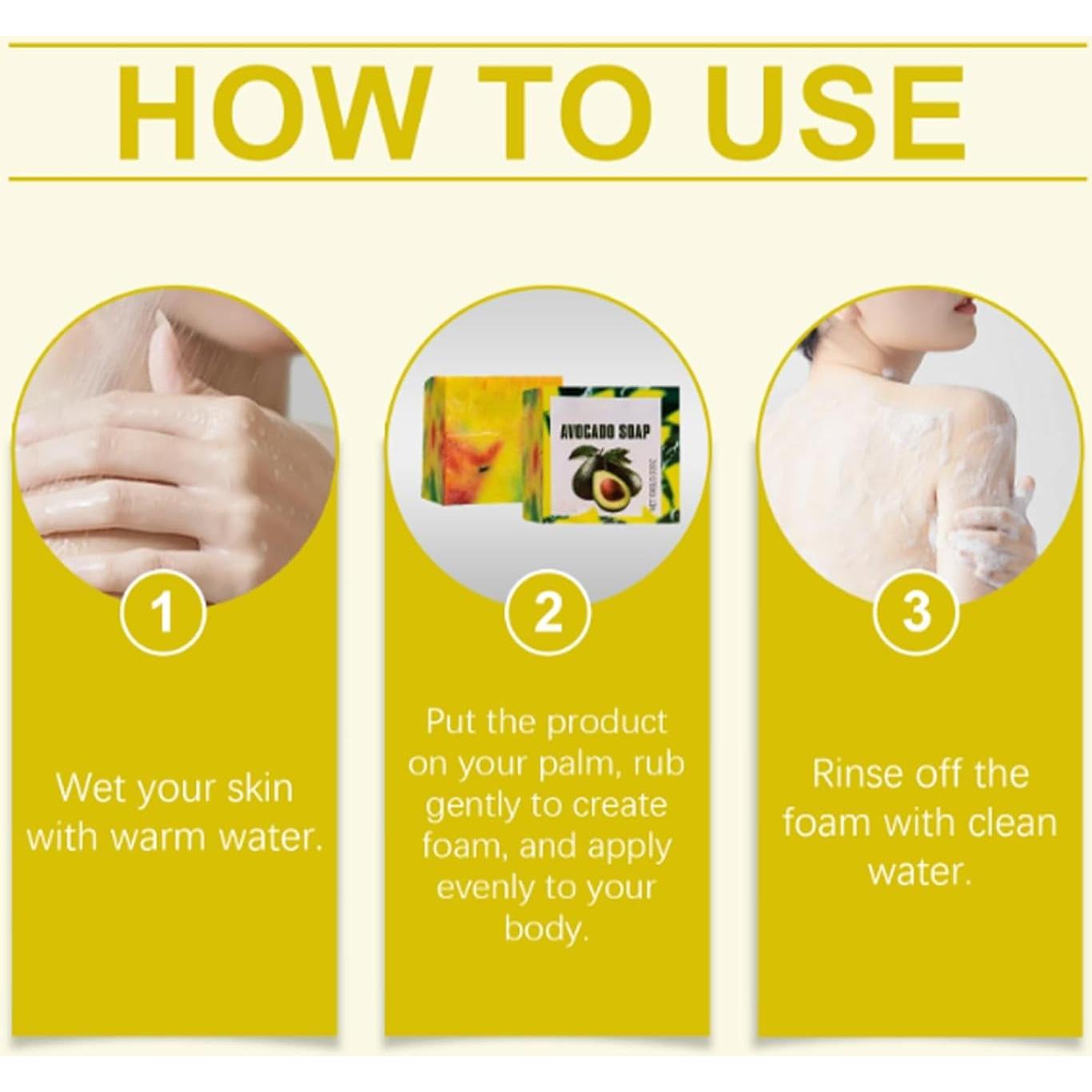 Jabón de Aguacate Yamusa Hecho a Mano 85g - Cuidado Piel