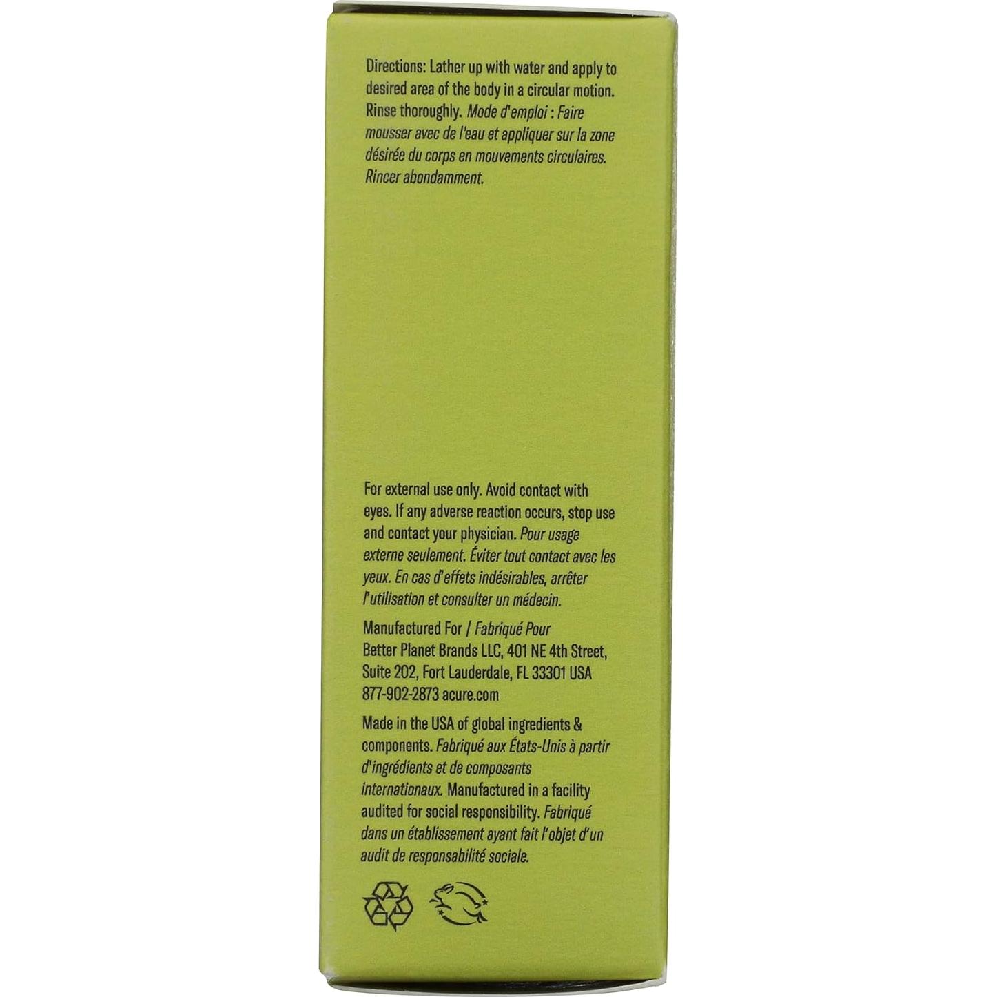 Jabón en Barra de Aceite de Aguacate y Lavanda Acure 113g