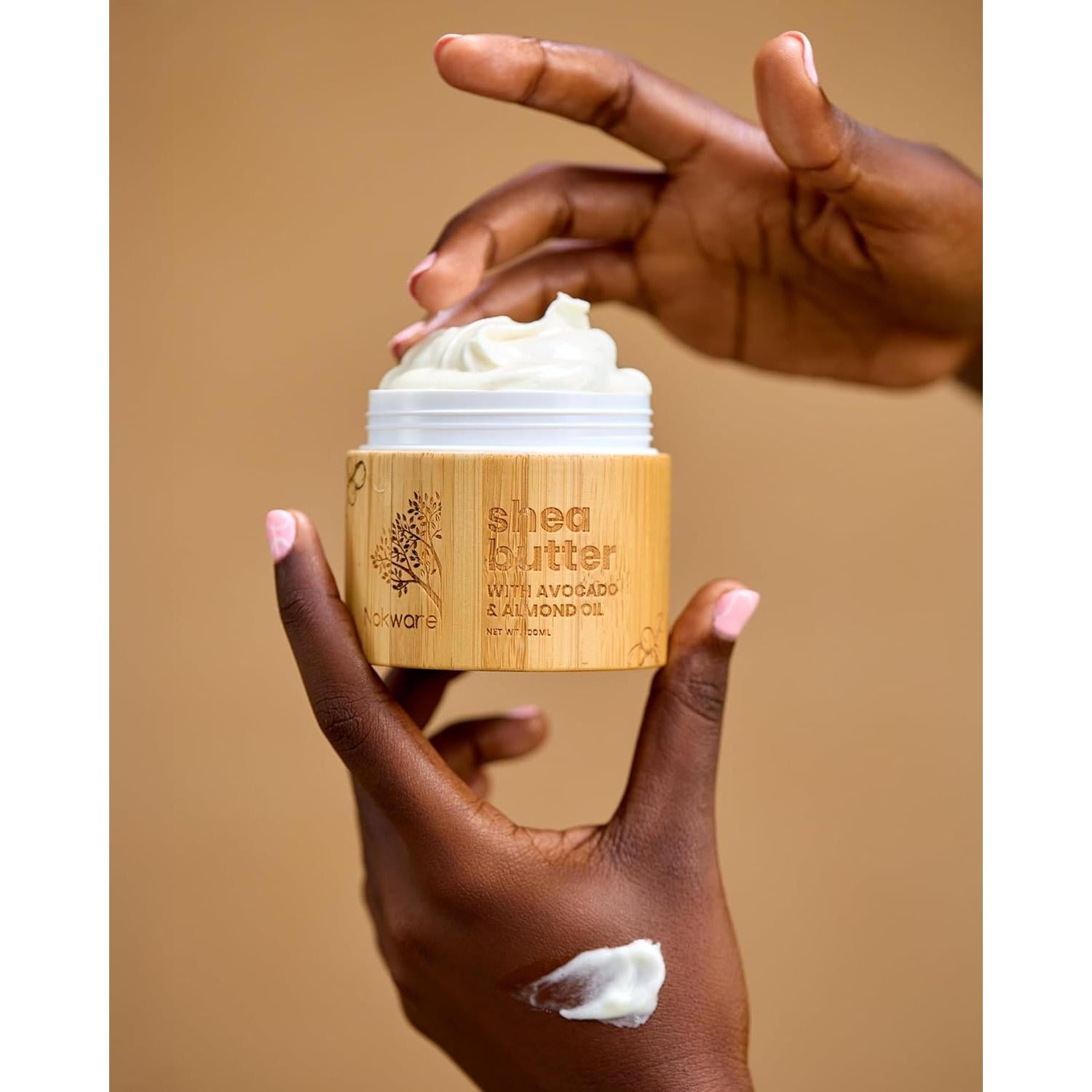 Manteca de Karité Cruda Nokware 100ml con Aguacate y Almendra