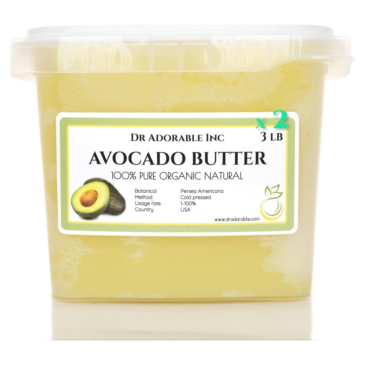 Mantequilla de Aguacate Orgánica Dr Adorable 2.72 kg