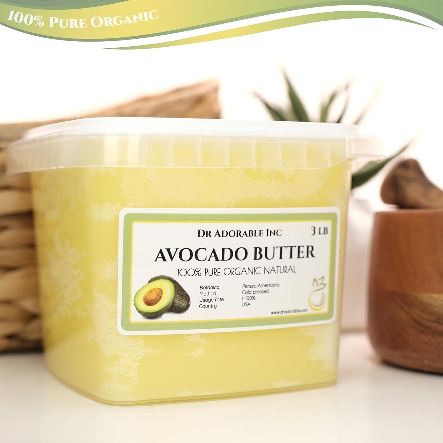 Mantequilla de Aguacate Orgánica Dr Adorable 2.72 kg