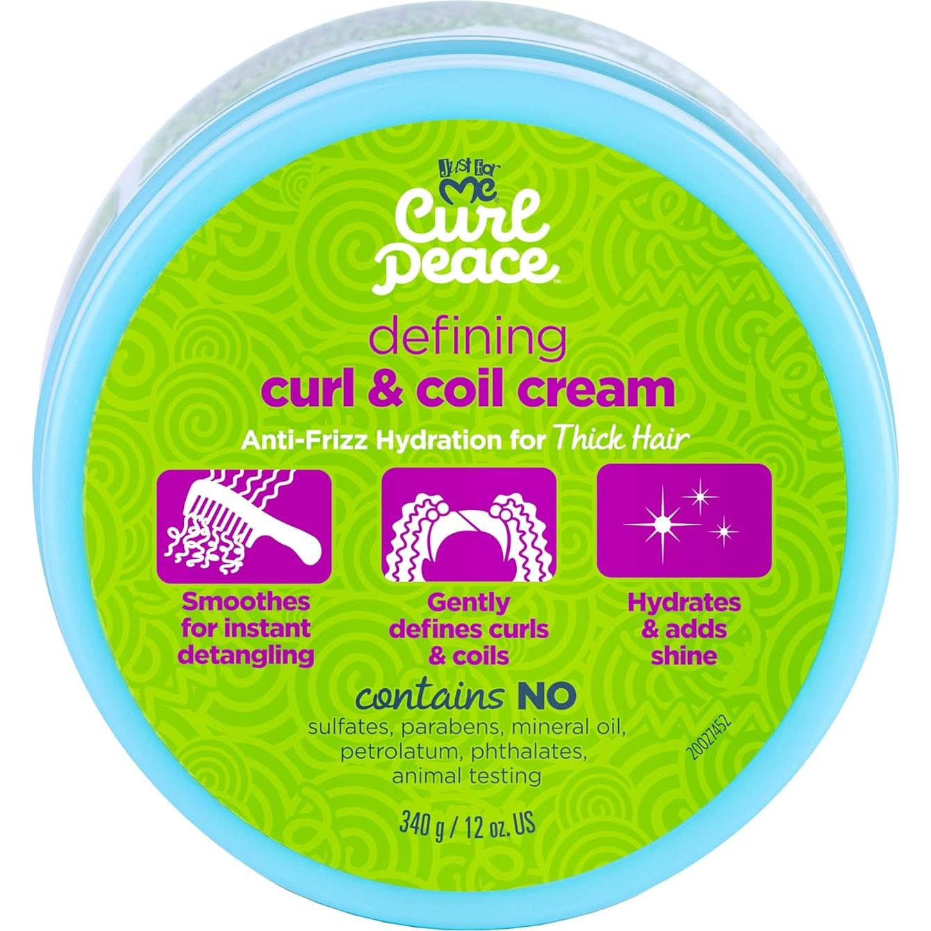 Crema Definidora de Rizos Just For Me Curl Peace 340 g