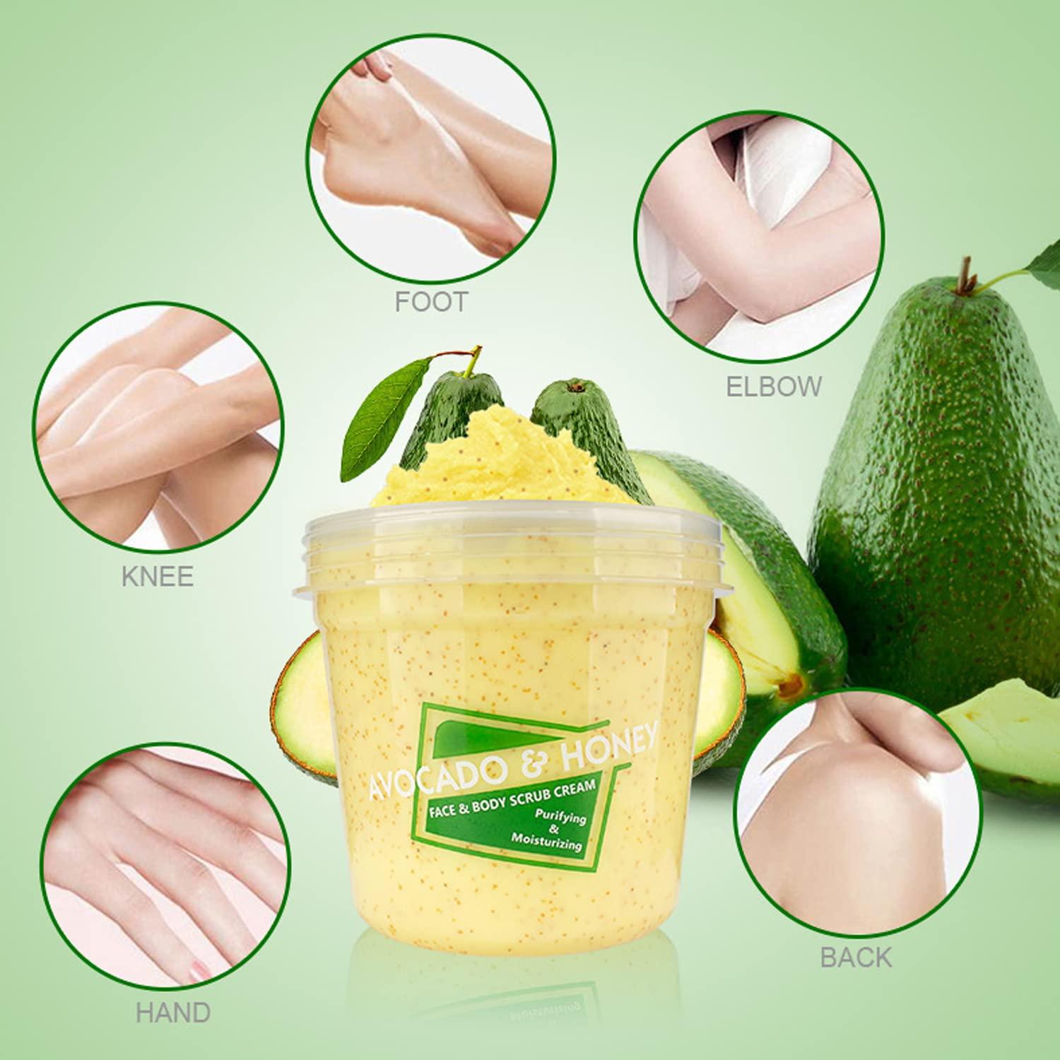 Crema Exfoliante Disaaar Beauty 300ml Miel de Aguacate Hidratante