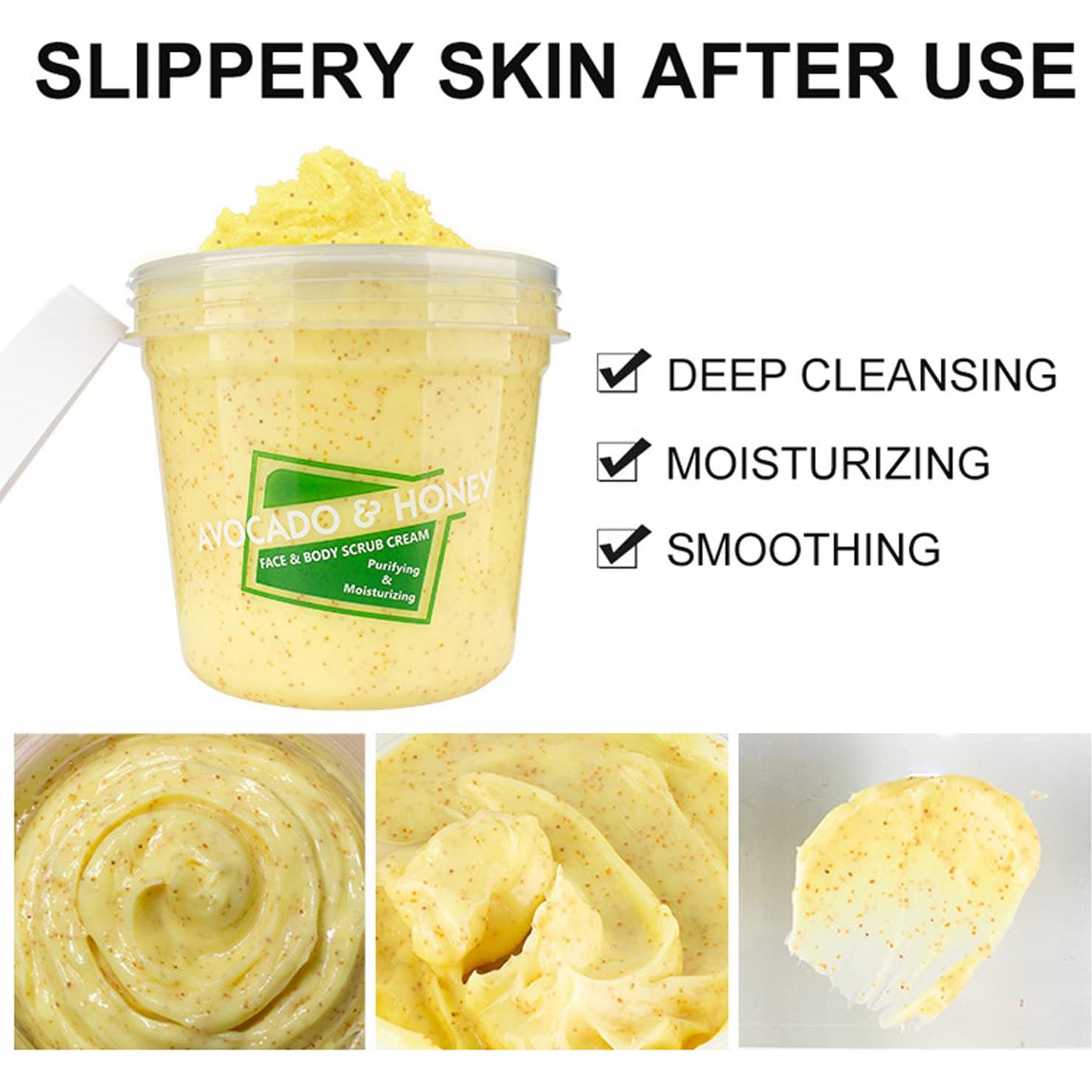 Crema Exfoliante Disaaar Beauty 300ml Miel de Aguacate Hidratante