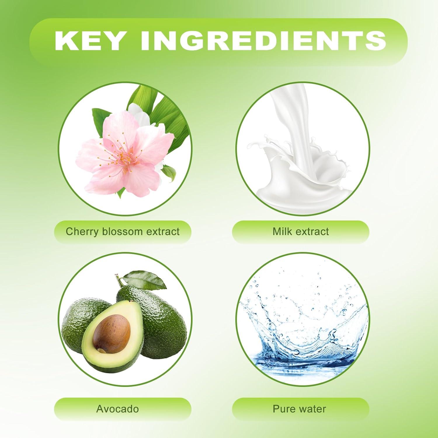 Toallitas Desmaquillantes Individuales Twoworld Aguacate 200PCS