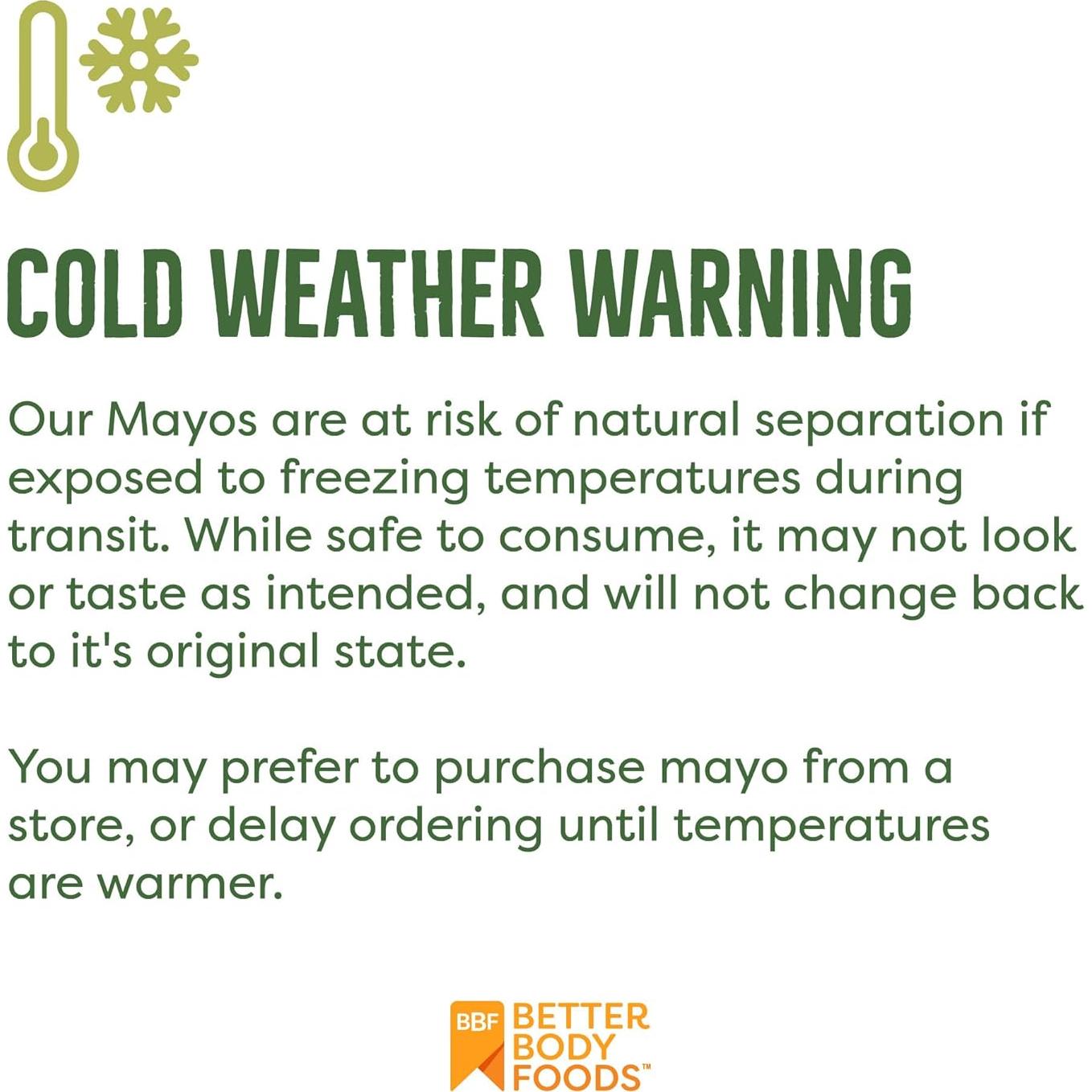 Mayonesa de Aguacate BetterBody Foods 793.79 g Sin OGM