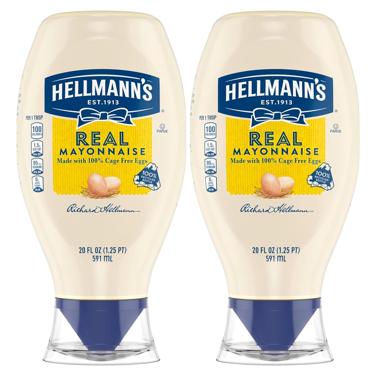 Mayonesa Real Hellmann's 567 g Sin Gluten - Paquete de 2