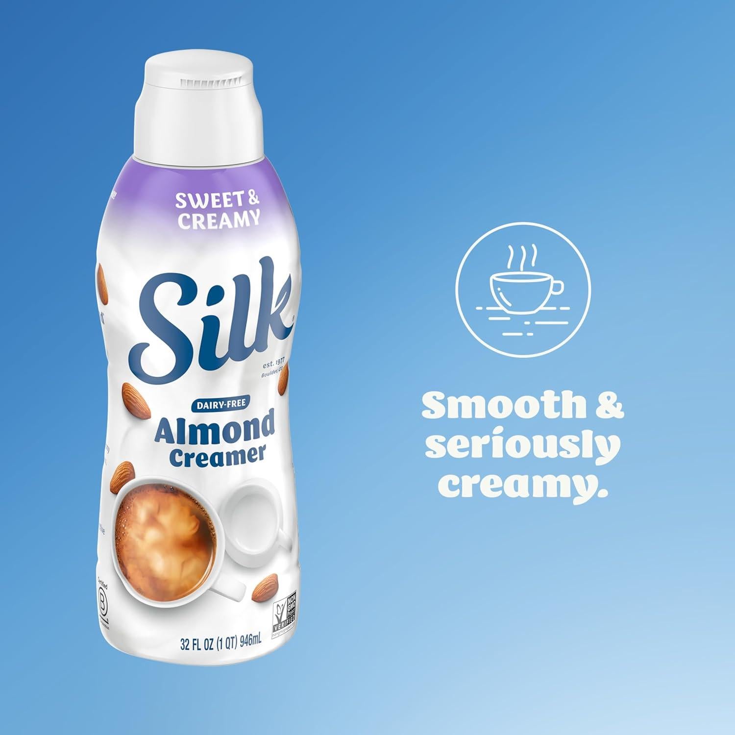 Crema de Almendra Silk 0.95L Libre de Lácteos y Gluten