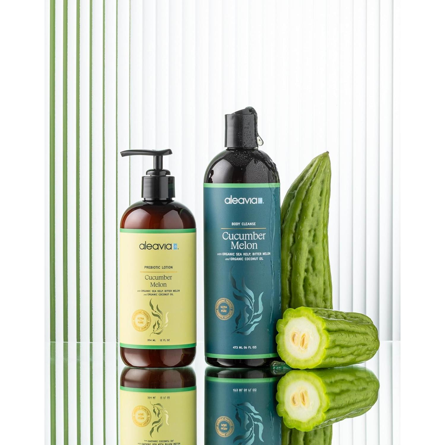 Loción Corporal Prebiótica Aleavia Melón de Pepino 340 ml