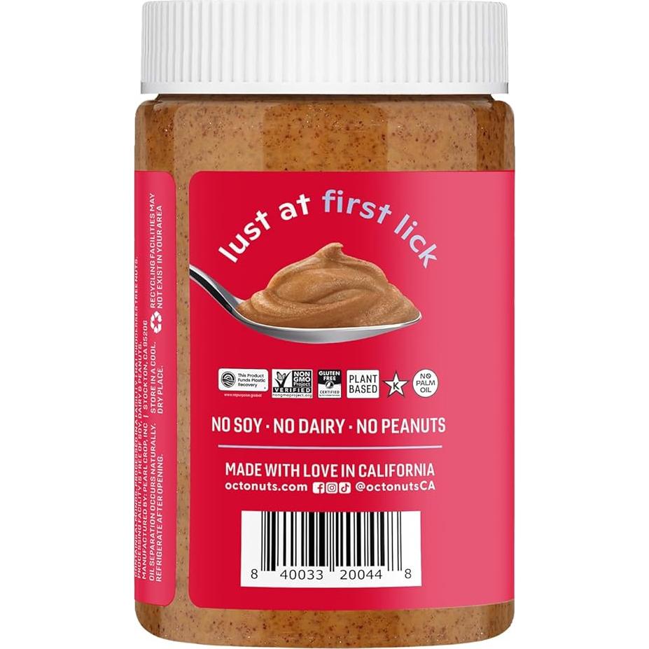 Mantequilla de Almendra Vainilla Asada Octonuts 453g - Vegana