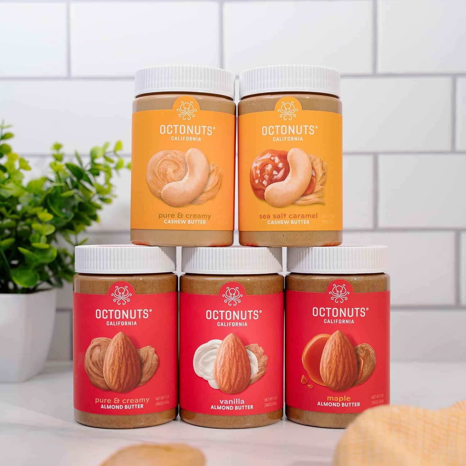 Mantequilla de Almendra Vainilla Asada Octonuts 453g - Vegana