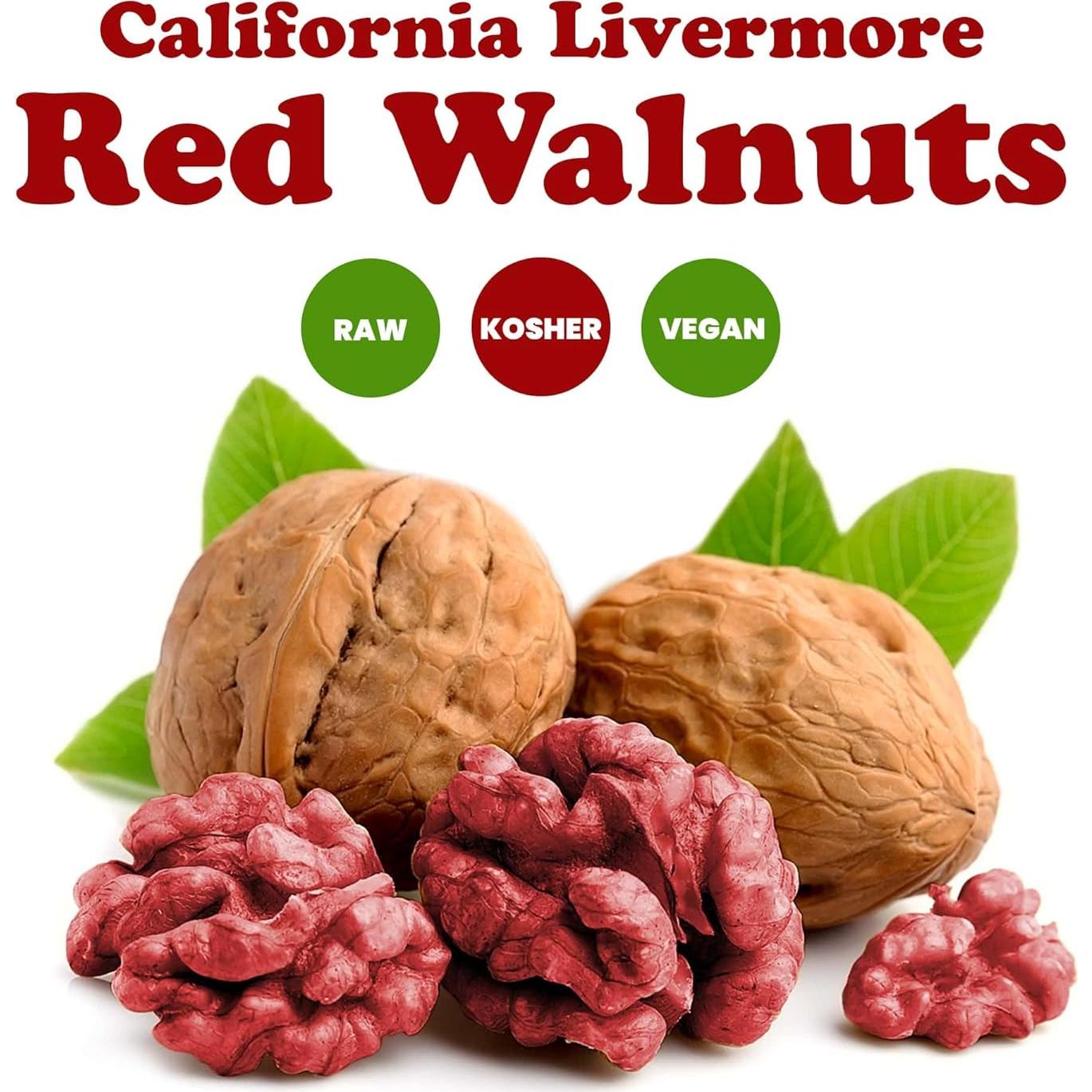 Nueces Rojas Crudas Food to Live 226g Sin Cáscara Kosher