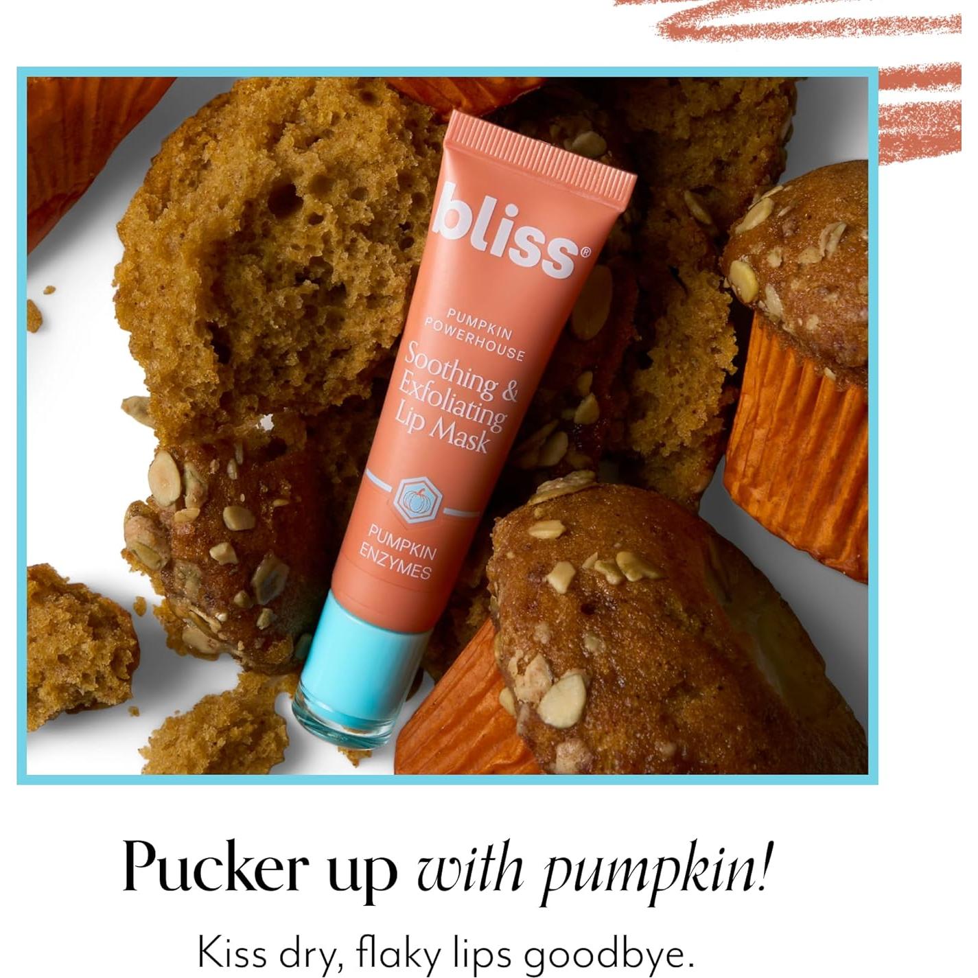 Máscara Labial Exfoliante Bliss Pumpkin Powerhouse 22g