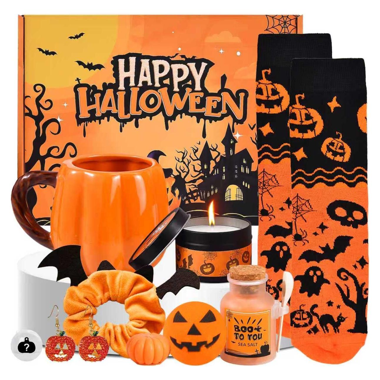 Boo Basket de Halloween YaPaPa 9 Piezas con Taza y Spa