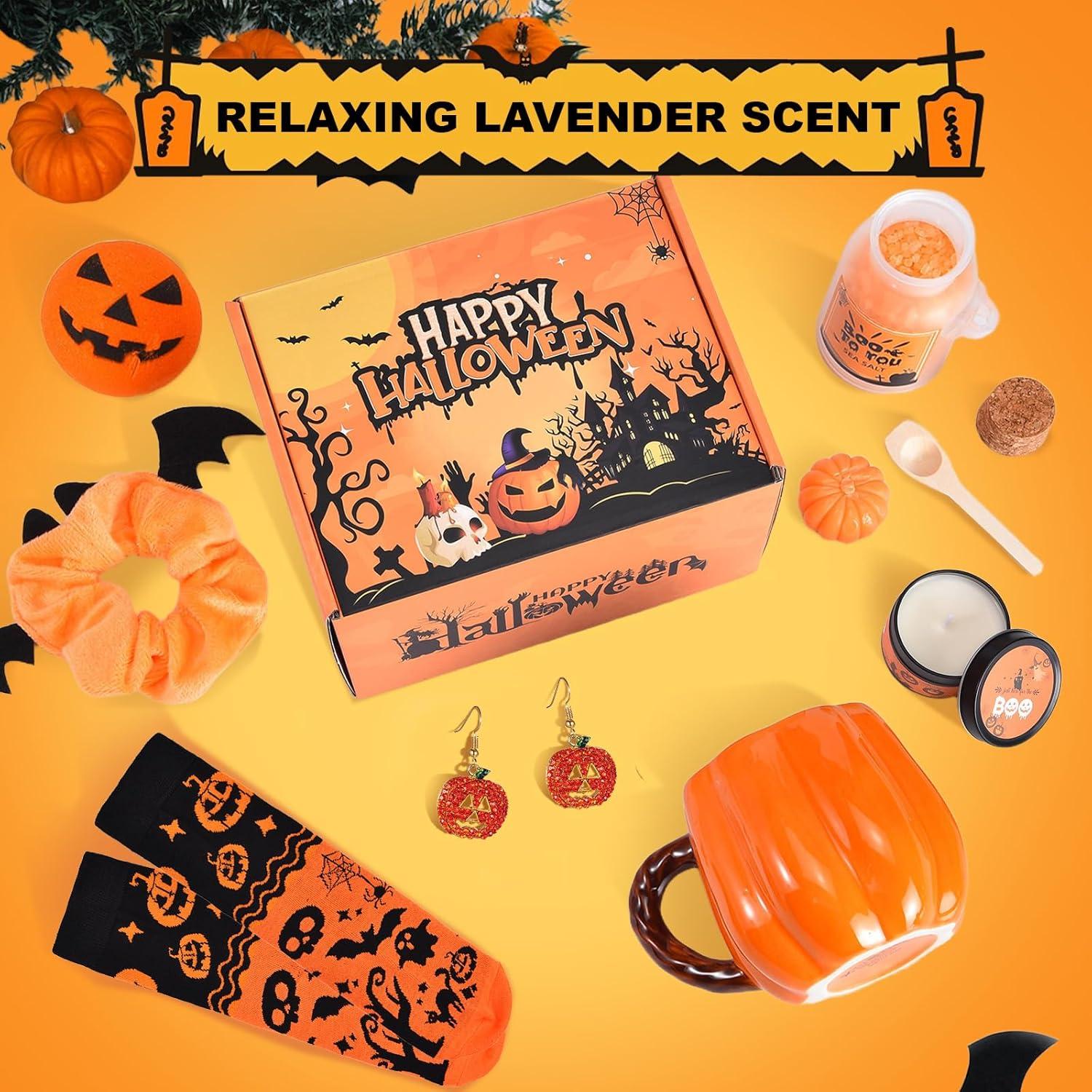 Boo Basket de Halloween YaPaPa 9 Piezas con Taza y Spa