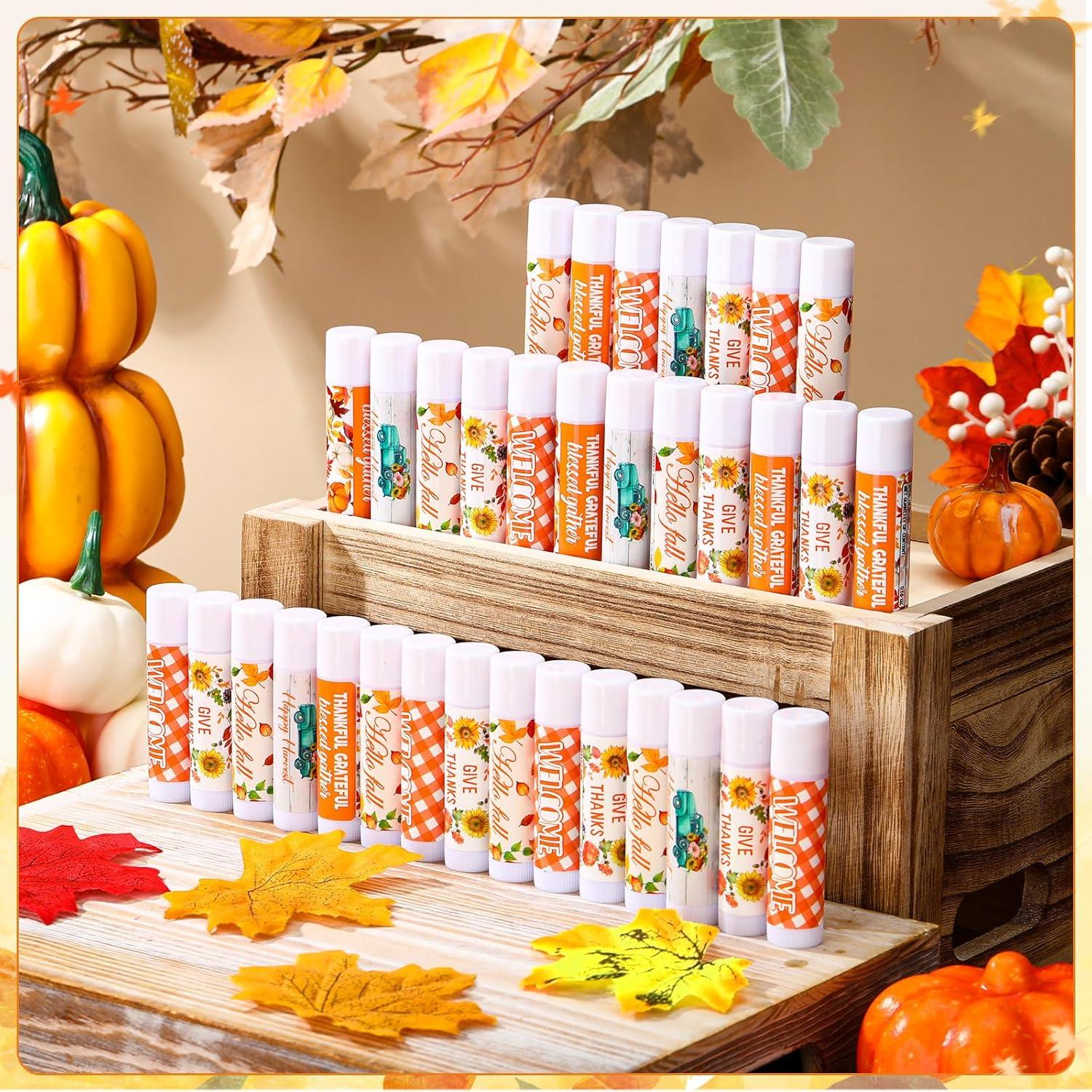 50 Balsamos Labiales Temáticos Otoño Halloween Siifert 4.25g