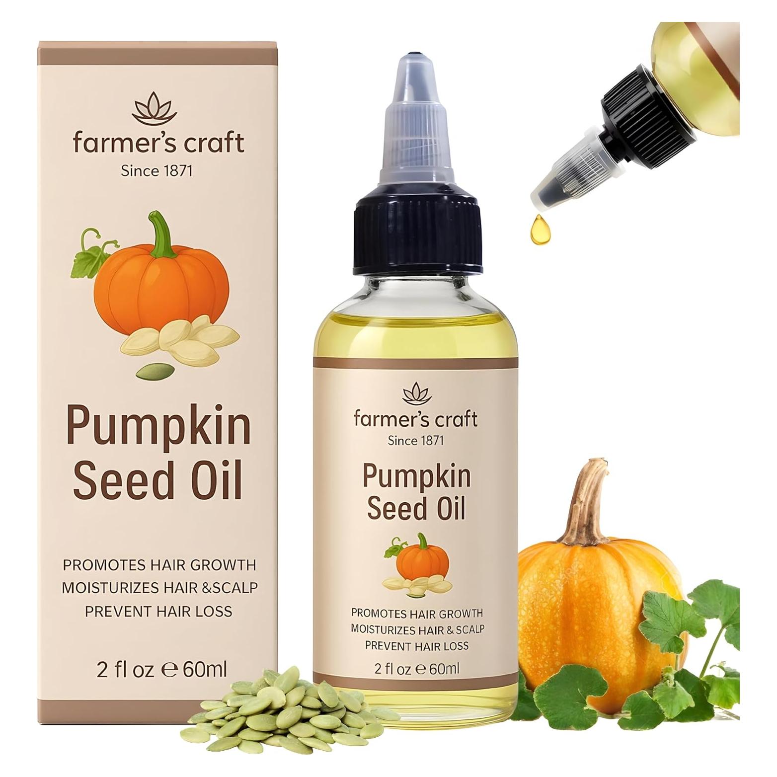 Aceite de Semilla de Calabaza 100% Puro Farmer's Craft 60 ml