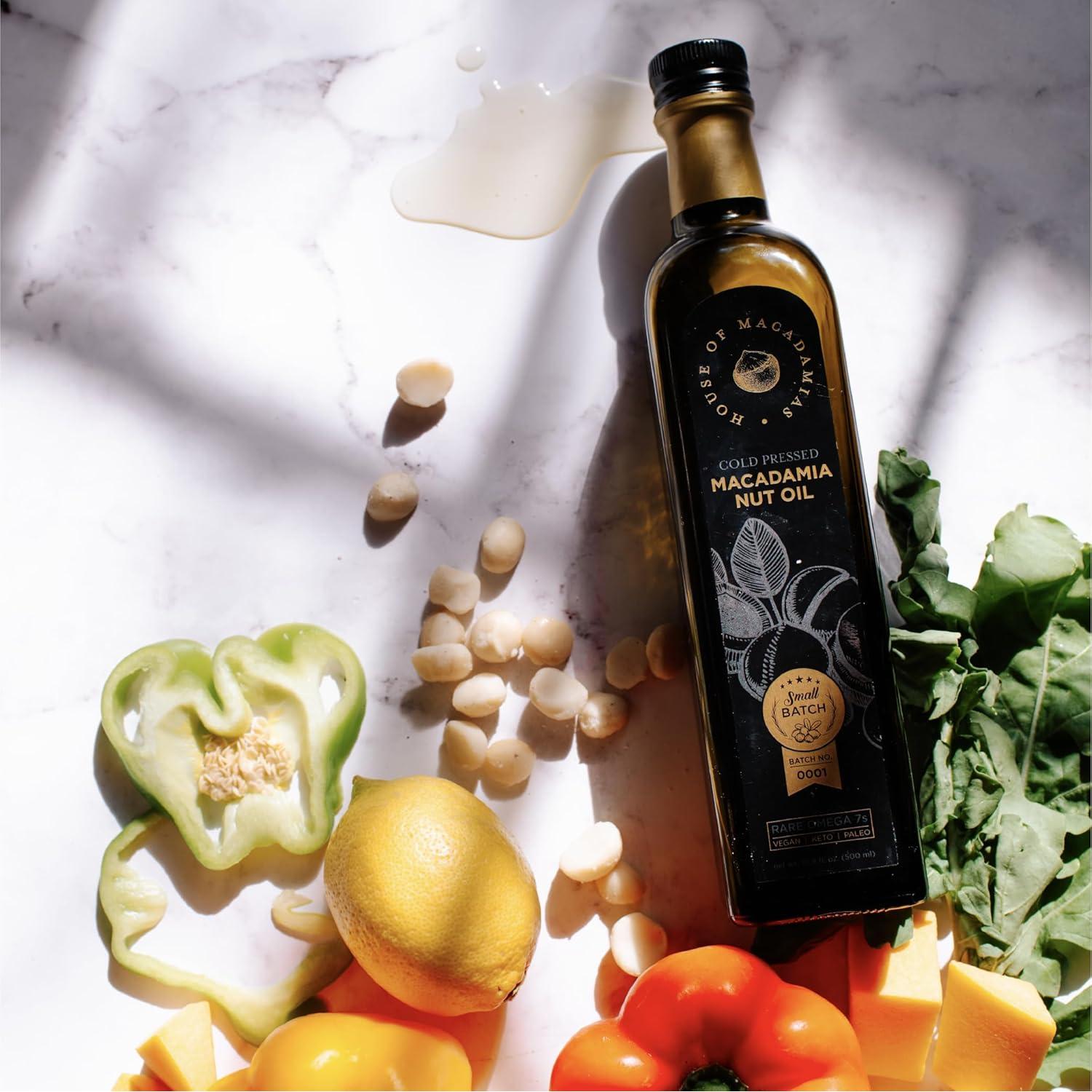 Aceite de Macadamia Casa de Macadamias 500 ml Prensado en Frío