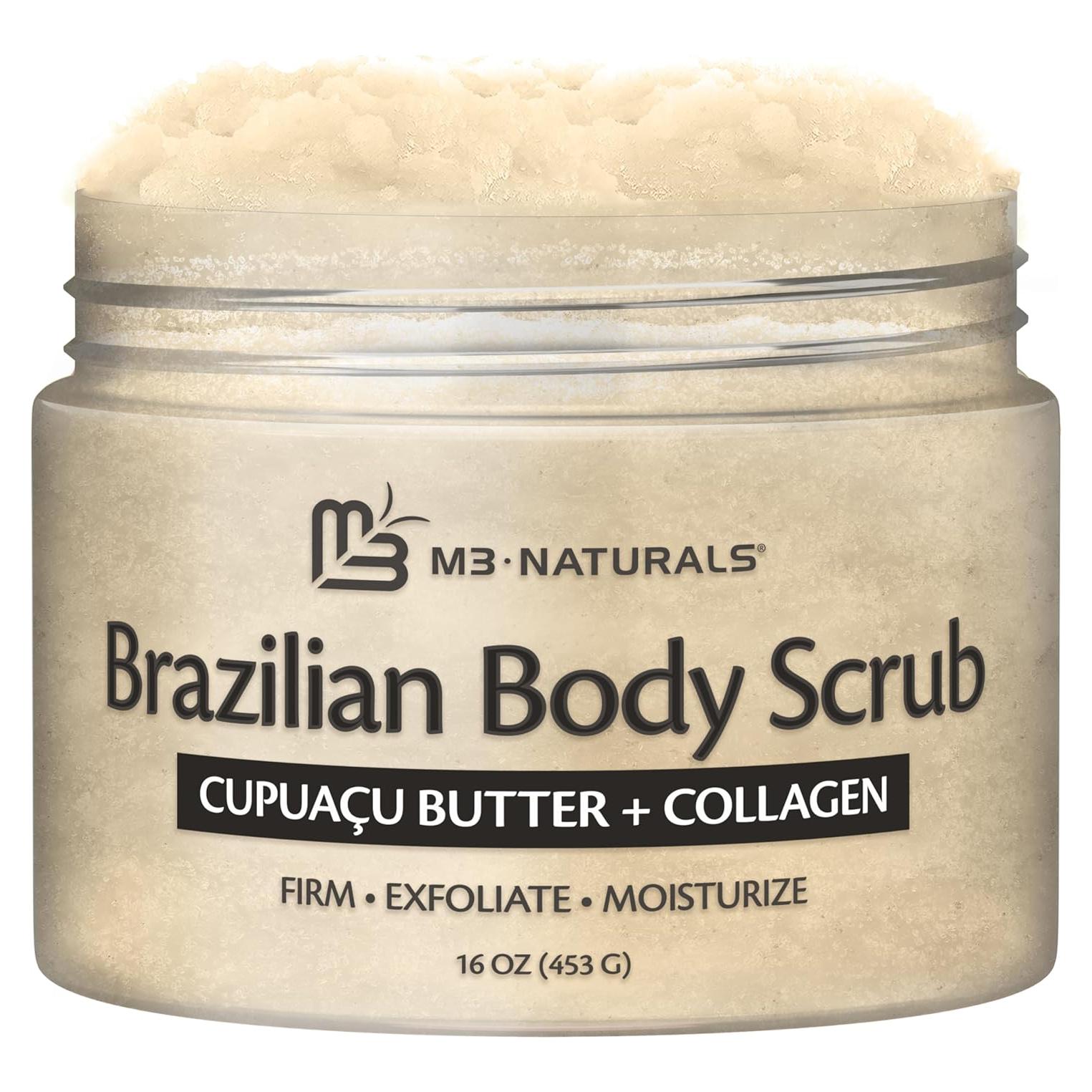 Exfoliante Corporal Brasileño M3 Naturals 453 g Hidratante