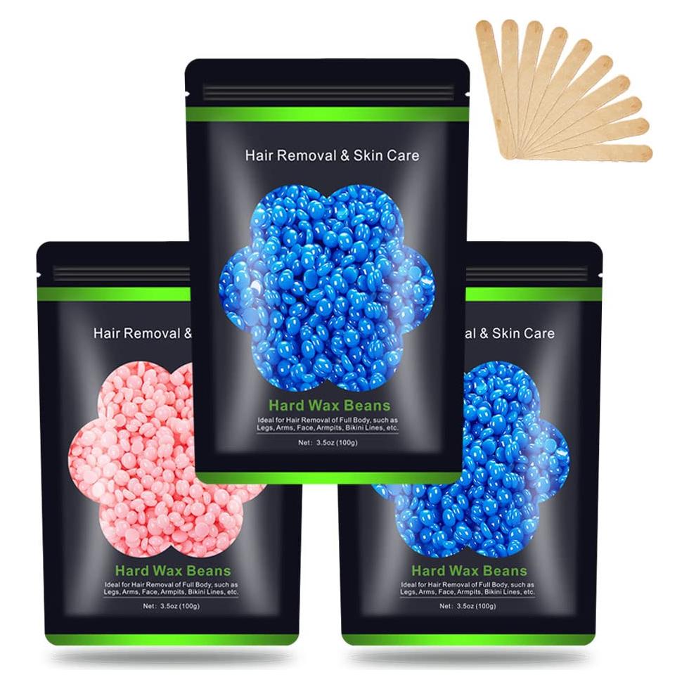 Perlas de Cera Dura Auperwel 300g para Depilación Indolora