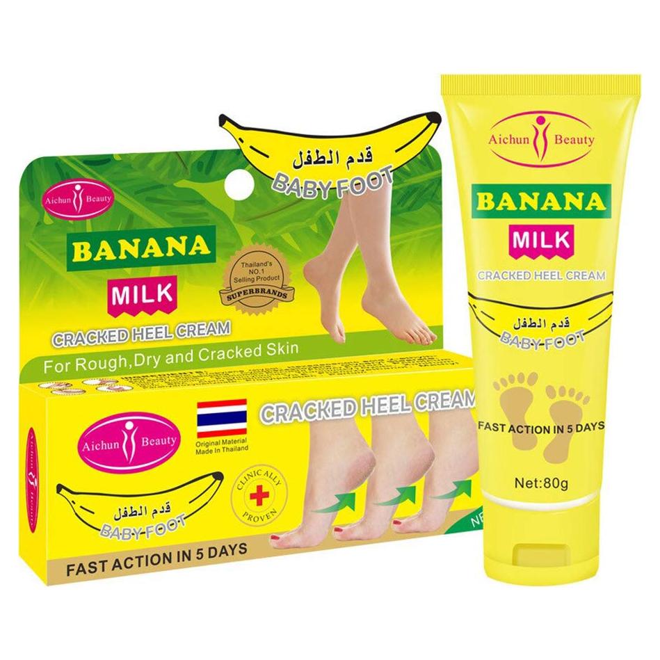 Crema para Pies AICHUN BEAUTY Plátano 80g Hidratante