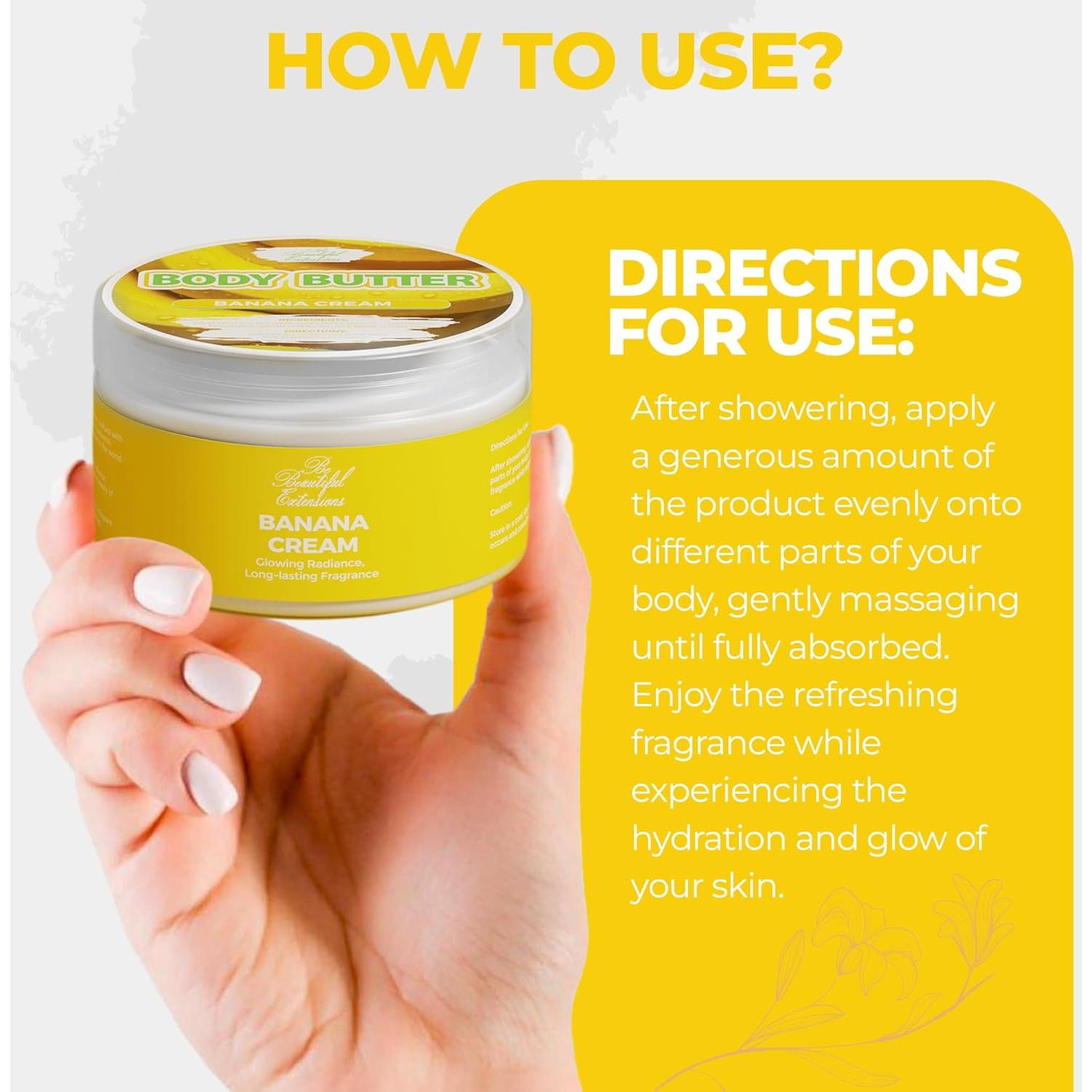 Manteca Corporal Aroma Plátano 226g - Hidratante Jojoba