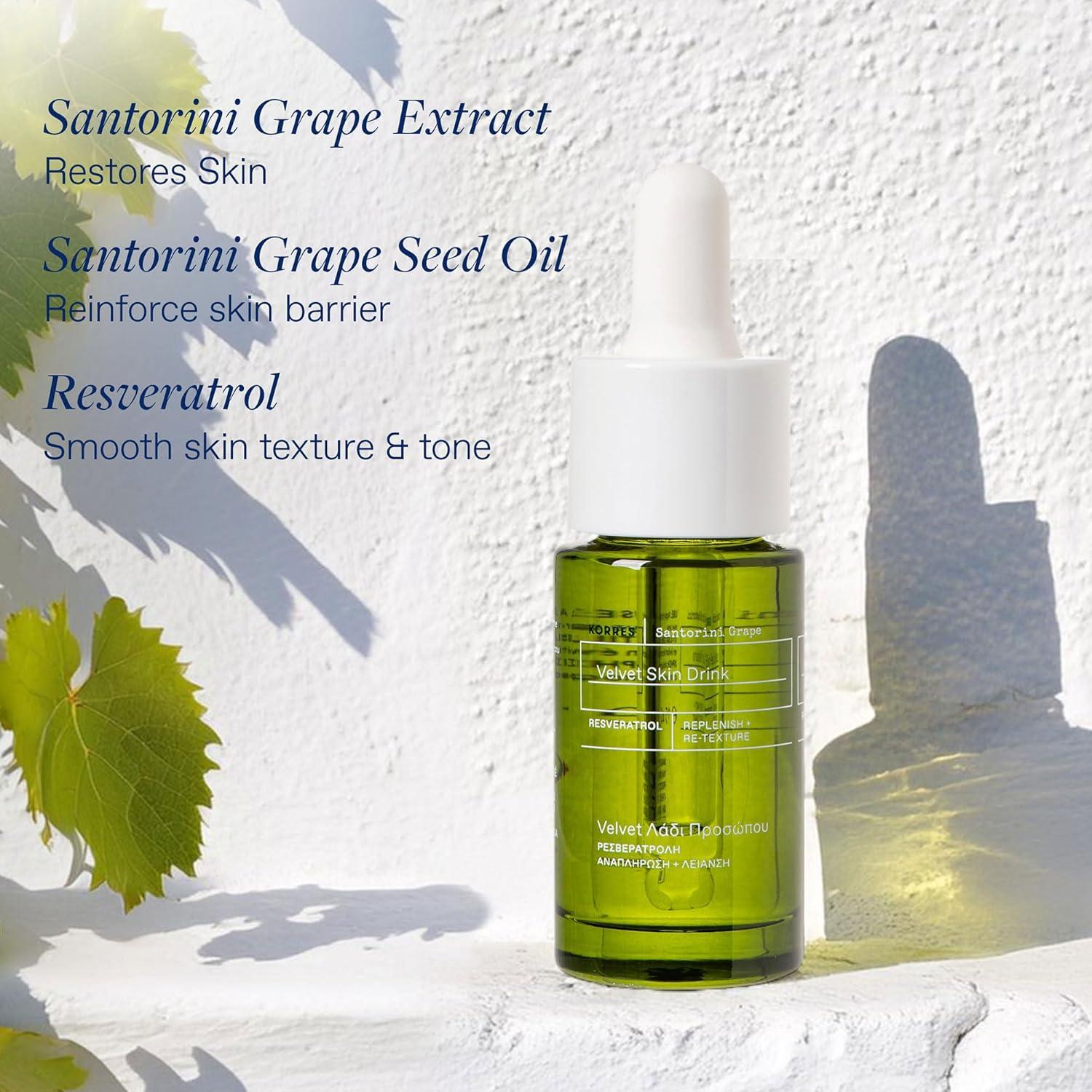 Suero Facial KORRES Bebida de Piel de Uva 14.79 ml Hidratante