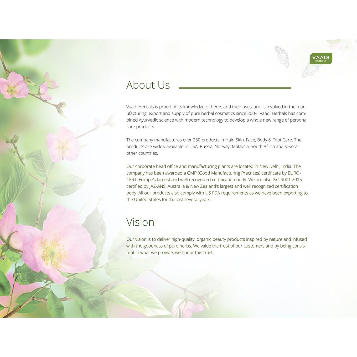 Crema Hidratante Papaya Vaadi Herbals 300g (Paquete de 2)