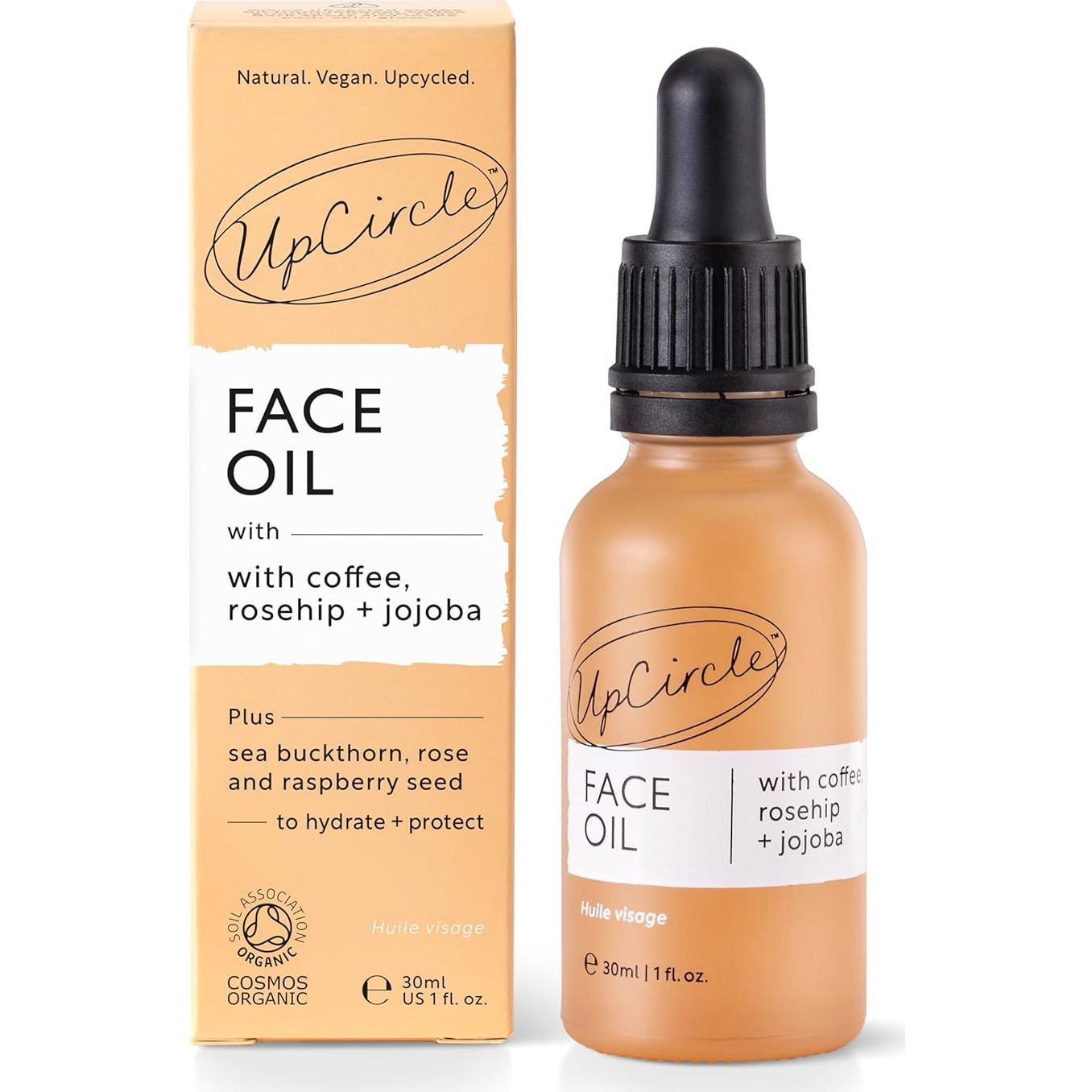 Suero Facial Orgánico UpCircle 30ml - Vitamina C y Rosa Mosqueta