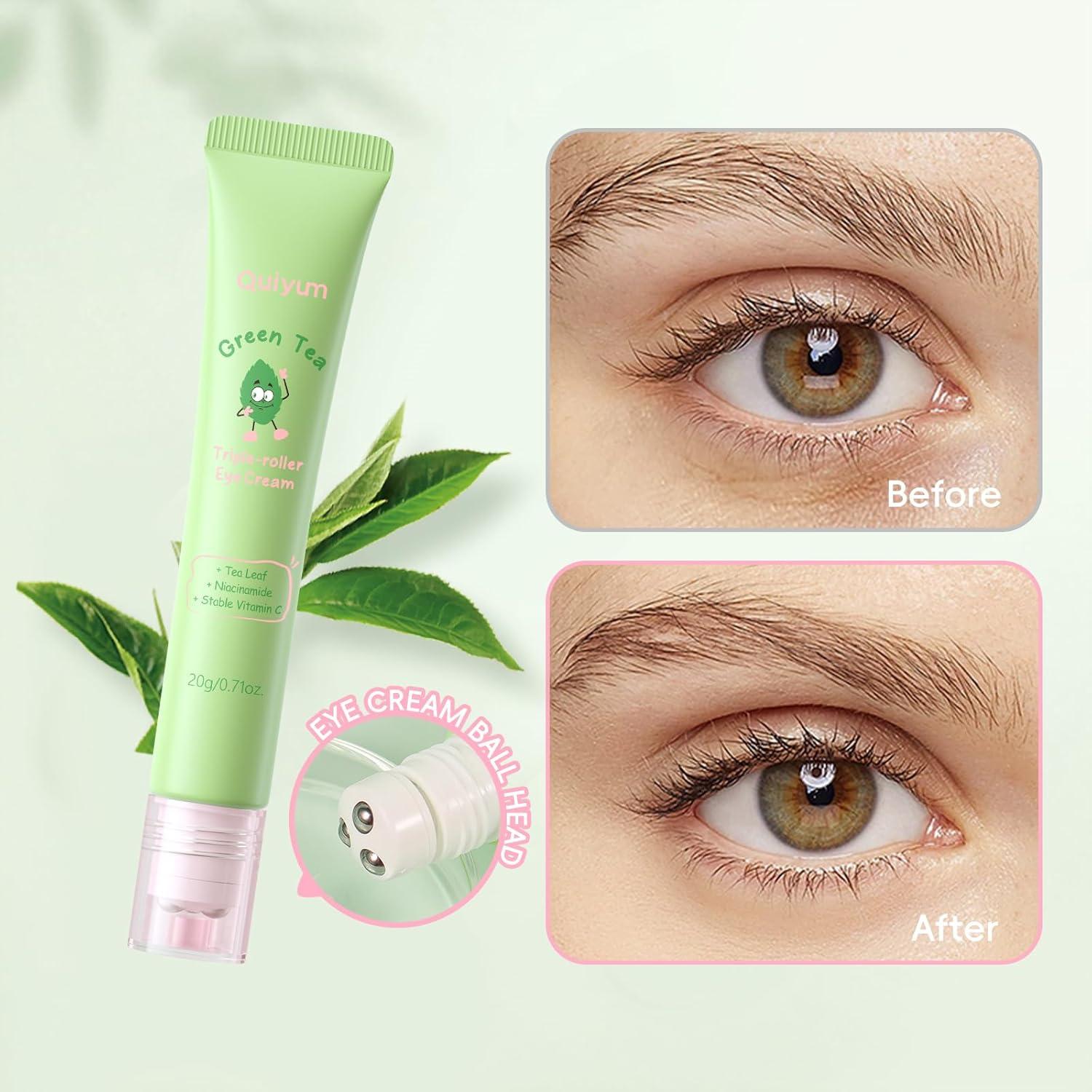 Set de Cuidado Facial Coreano QUIYUM con Té Verde - 7 Piezas