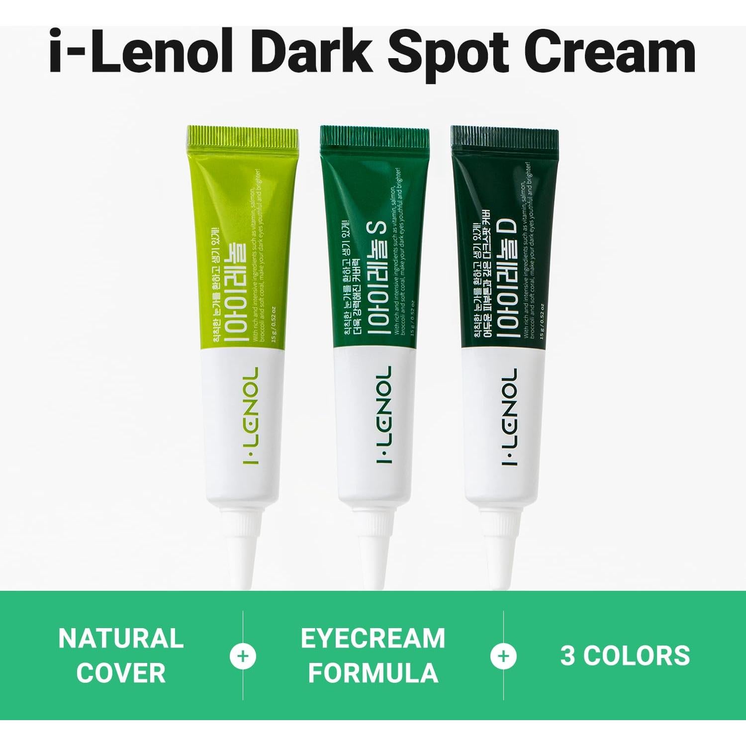 Crema para Ojos I Lenol Beige Medio 14.79 g - Corrector Hidratante