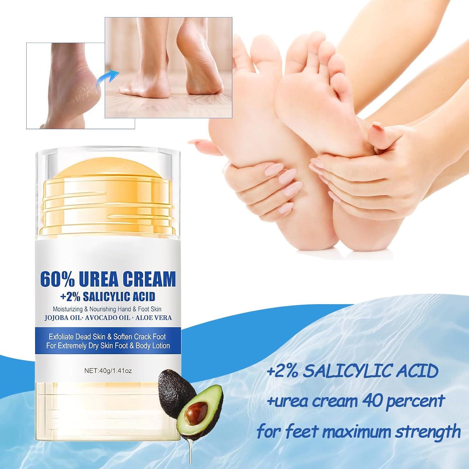 Crema para Pies Lingyun 60% Urea Hidratante y Reparadora