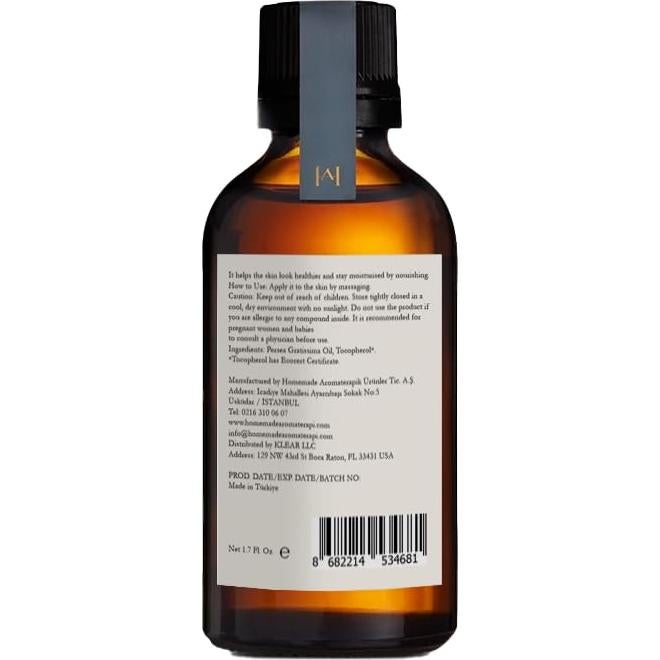 Aceite de Aguacate Prensado en Frío Homemade Aromaterapi 50 ml