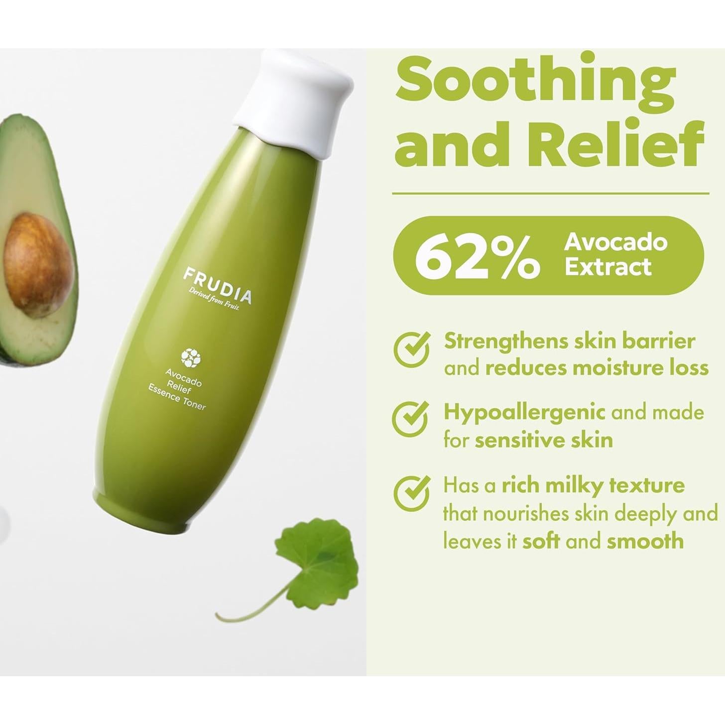 Tónico Calmante WELCOS FRUDIA con Extracto de Aguacate 194 ml