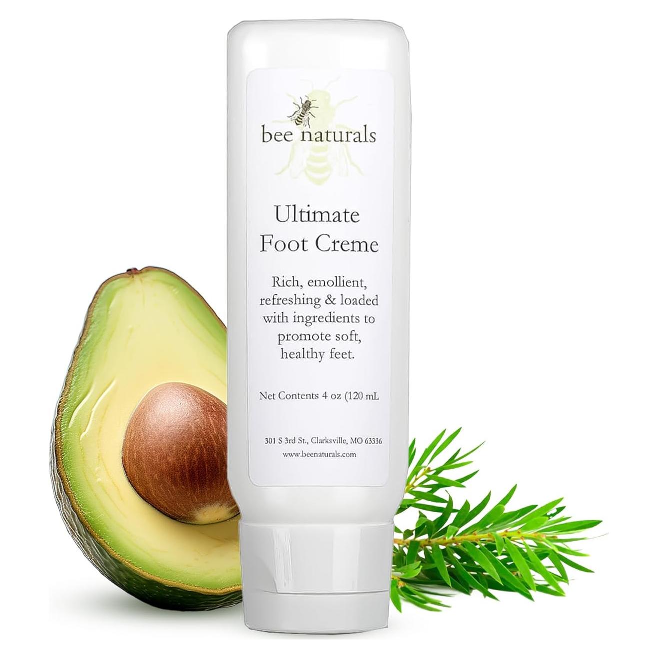 Crema para Pies Bee Naturals 113 g - Hidratación Profunda