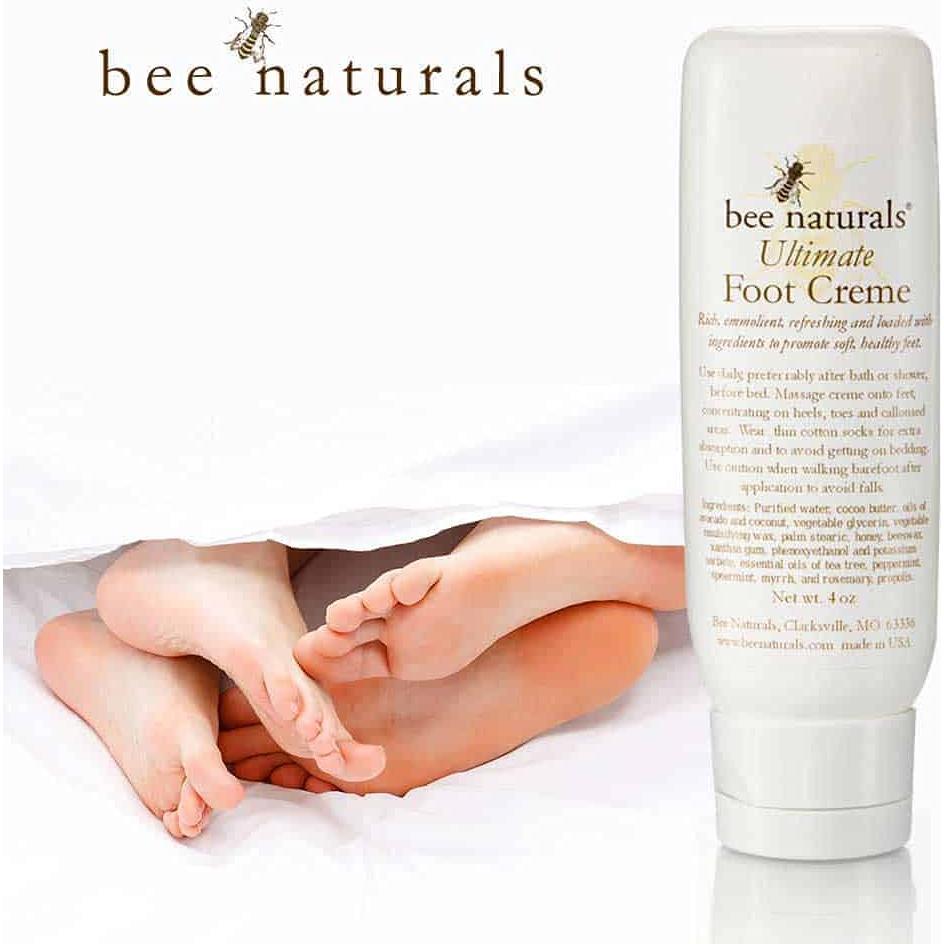 Crema para Pies Bee Naturals 113 g - Hidratación Profunda