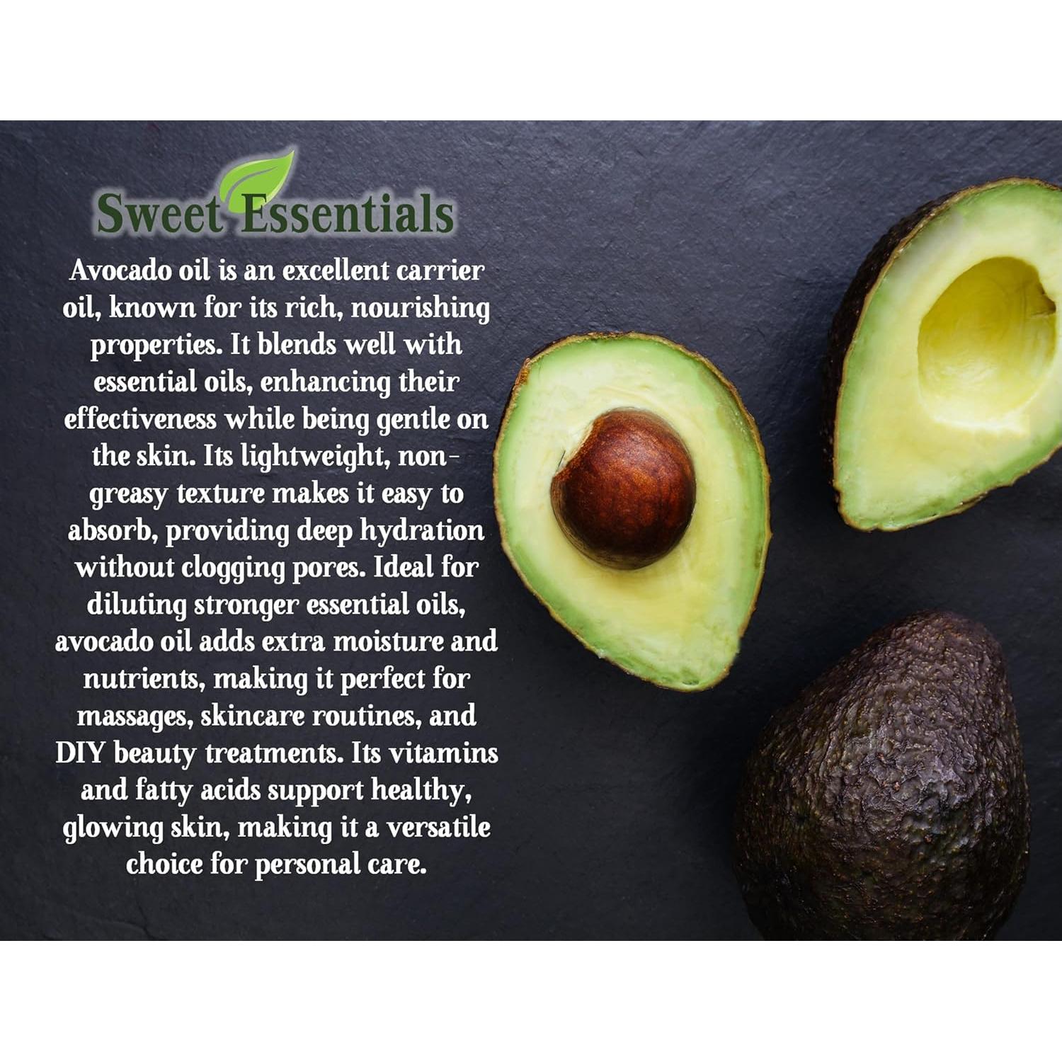 Aceite de Aguacate Virgen Orgánico Sweet Essentials 226g