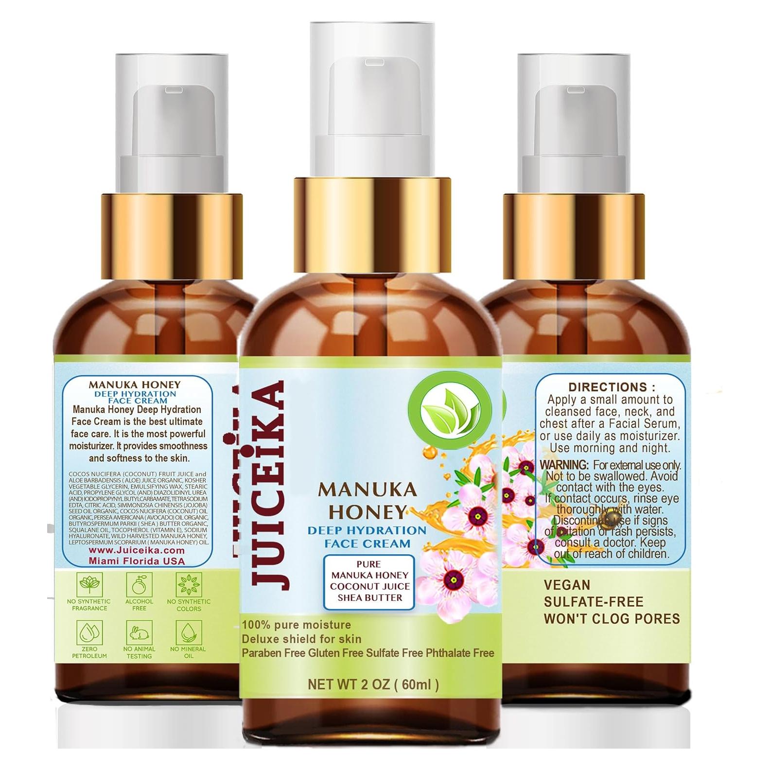 Crema Hidratante Profunda Juiceika Miel Manuka 60 ml