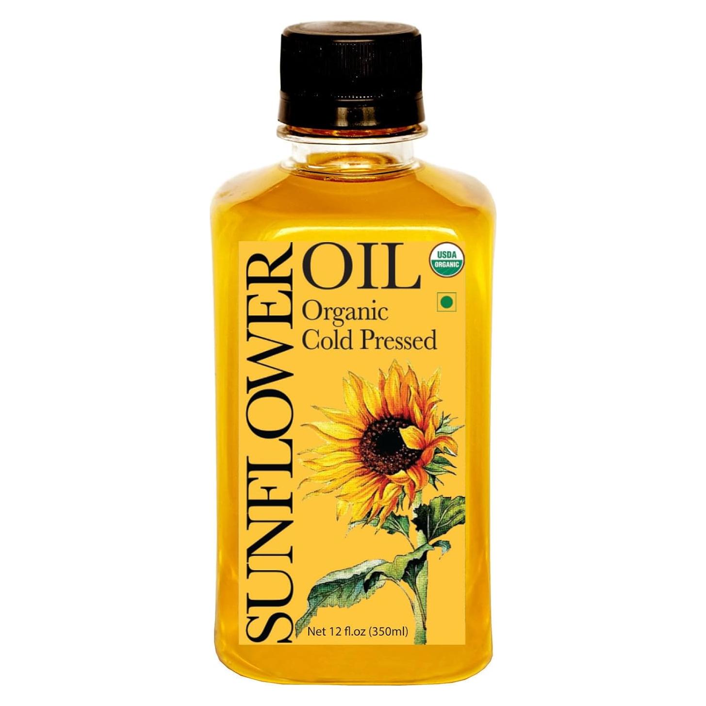 Aceite de Girasol Daana 340ml Orgánico Prensado en Frío