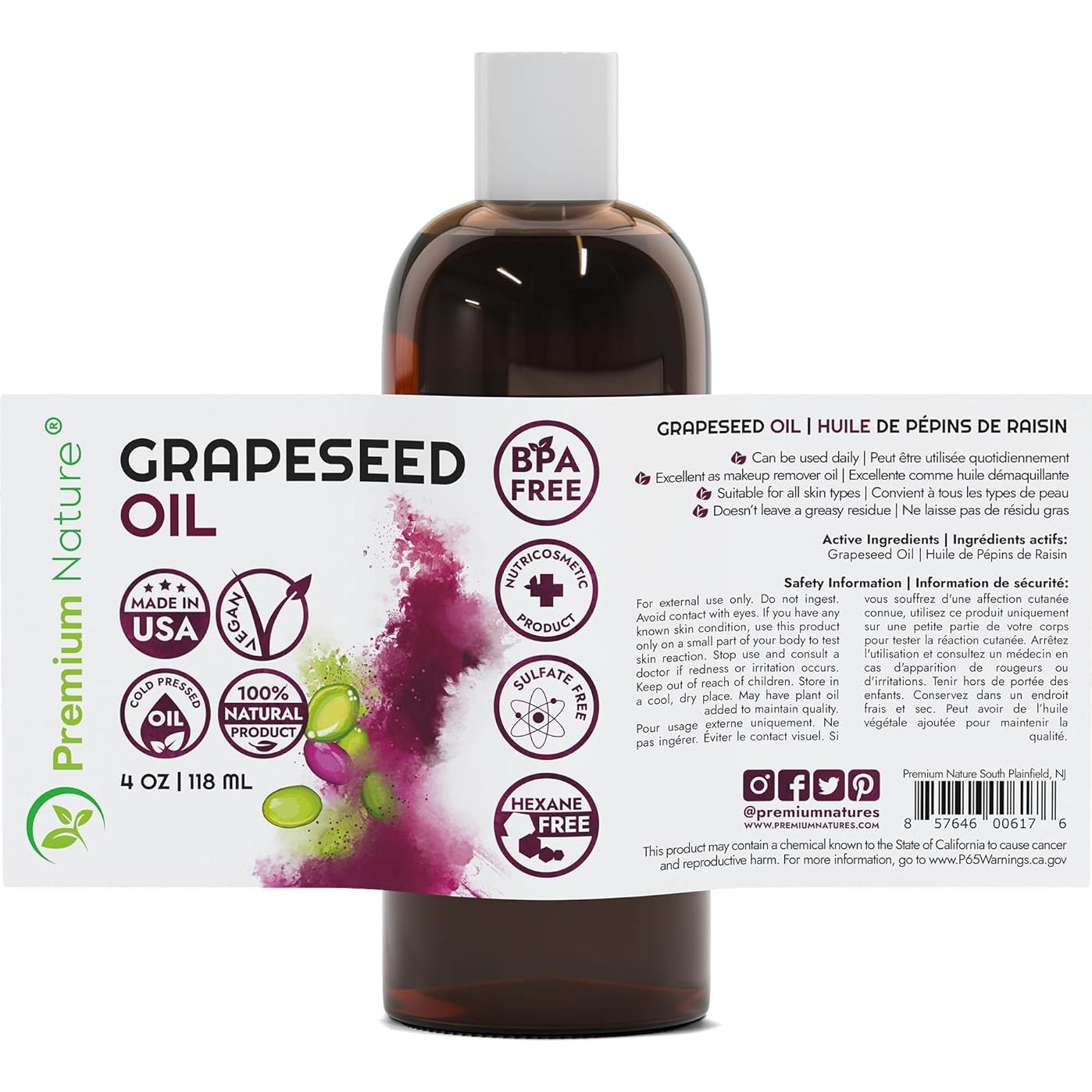 Set de Aceites Portadores Premium Nature - 4 Piezas 120ml