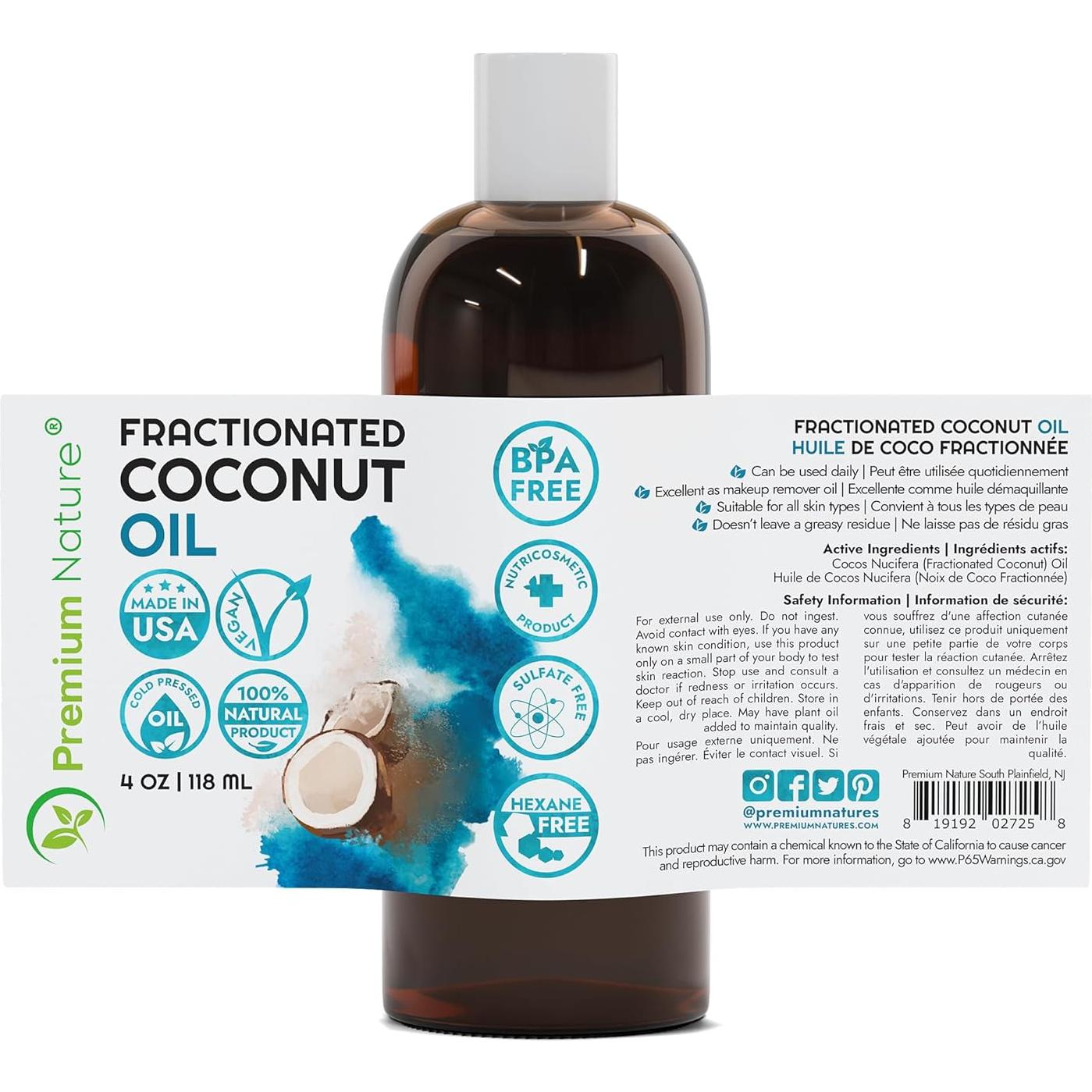 Set de Aceites Portadores Premium Nature - 4 Piezas 120ml