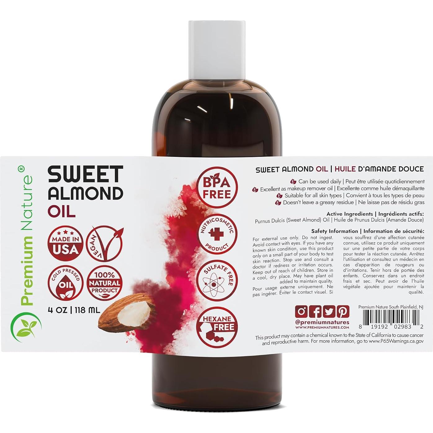 Set de Aceites Portadores Premium Nature - 4 Piezas 120ml