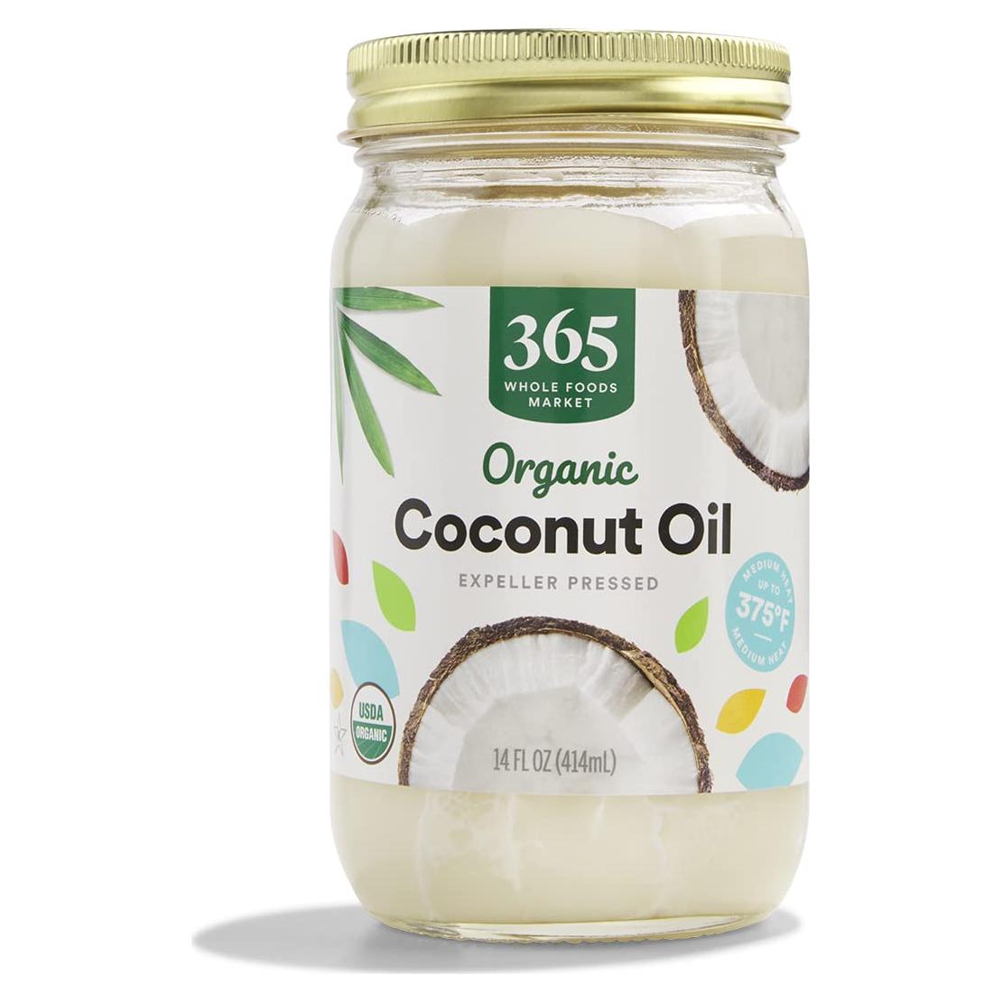 Aceite de Coco Refinado Orgánico 365 por Whole Foods 414 ml