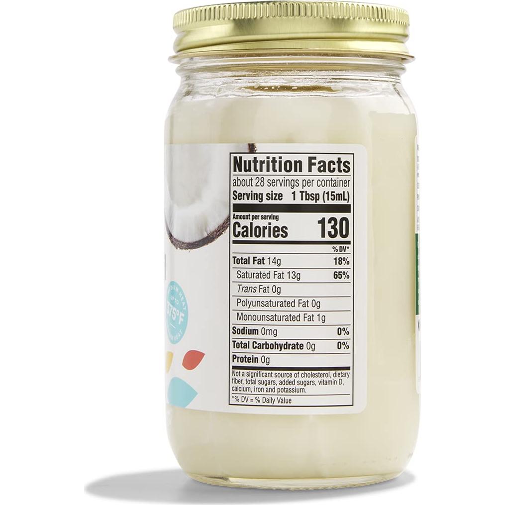 Aceite de Coco Refinado Orgánico 365 por Whole Foods 414 ml