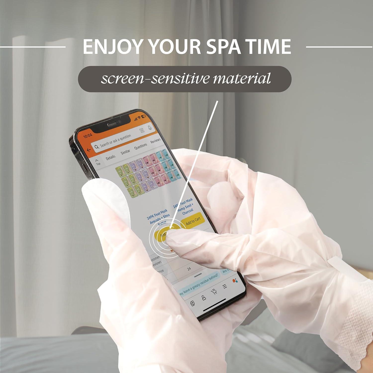 Innerest Guantes Hidratantes de Mano - 6 Pares Aceite de Aguacate