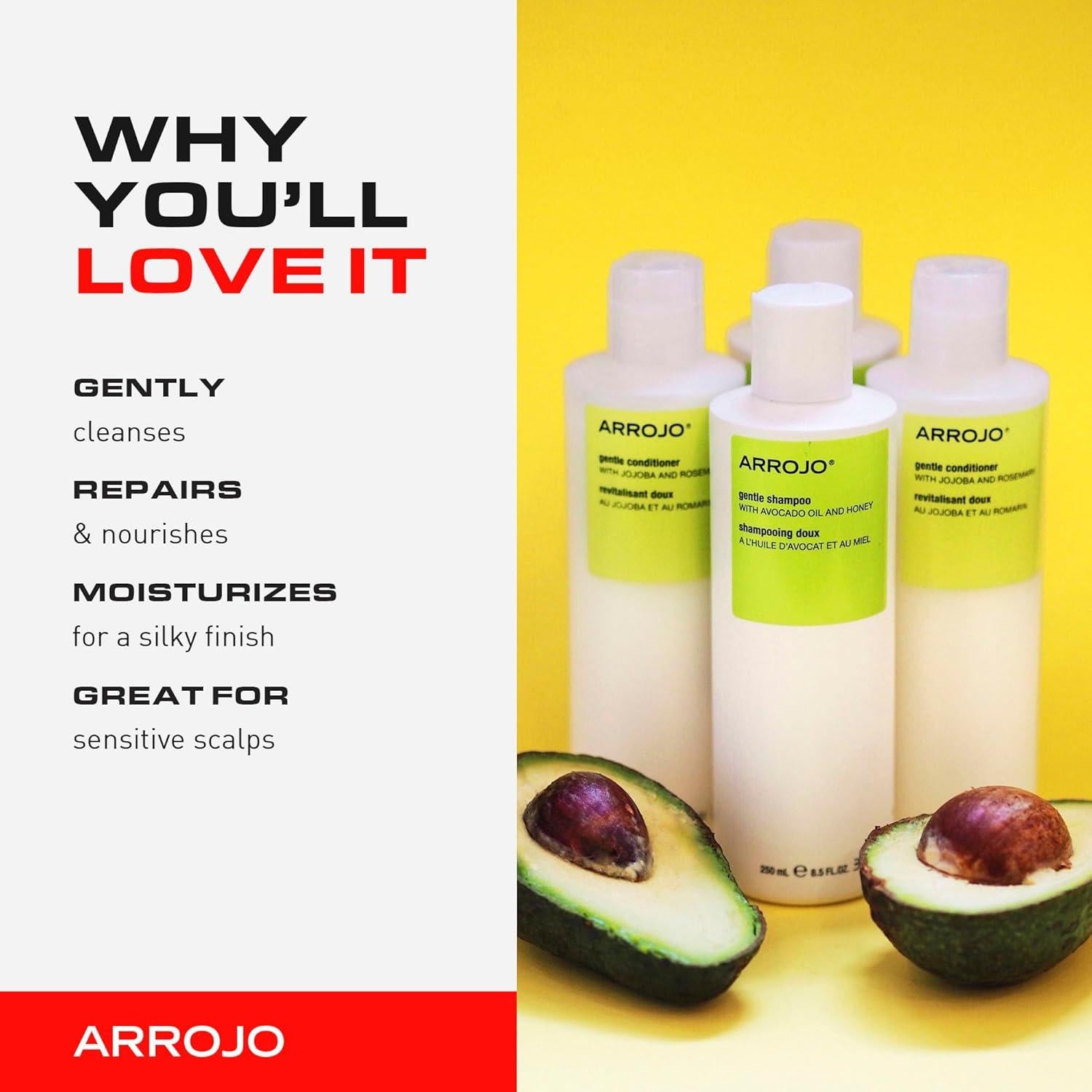 Champú Suave Arrojo 250 ml - Sin Sulfatos con Vitamina B5