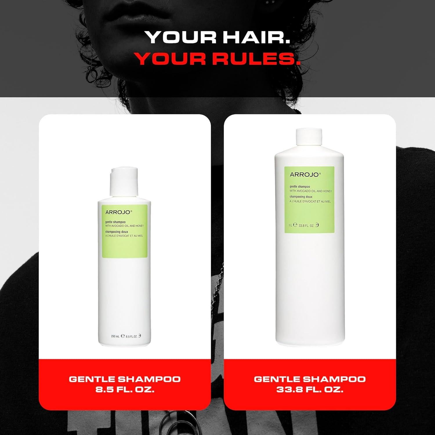 Champú Suave Arrojo 250 ml - Sin Sulfatos con Vitamina B5