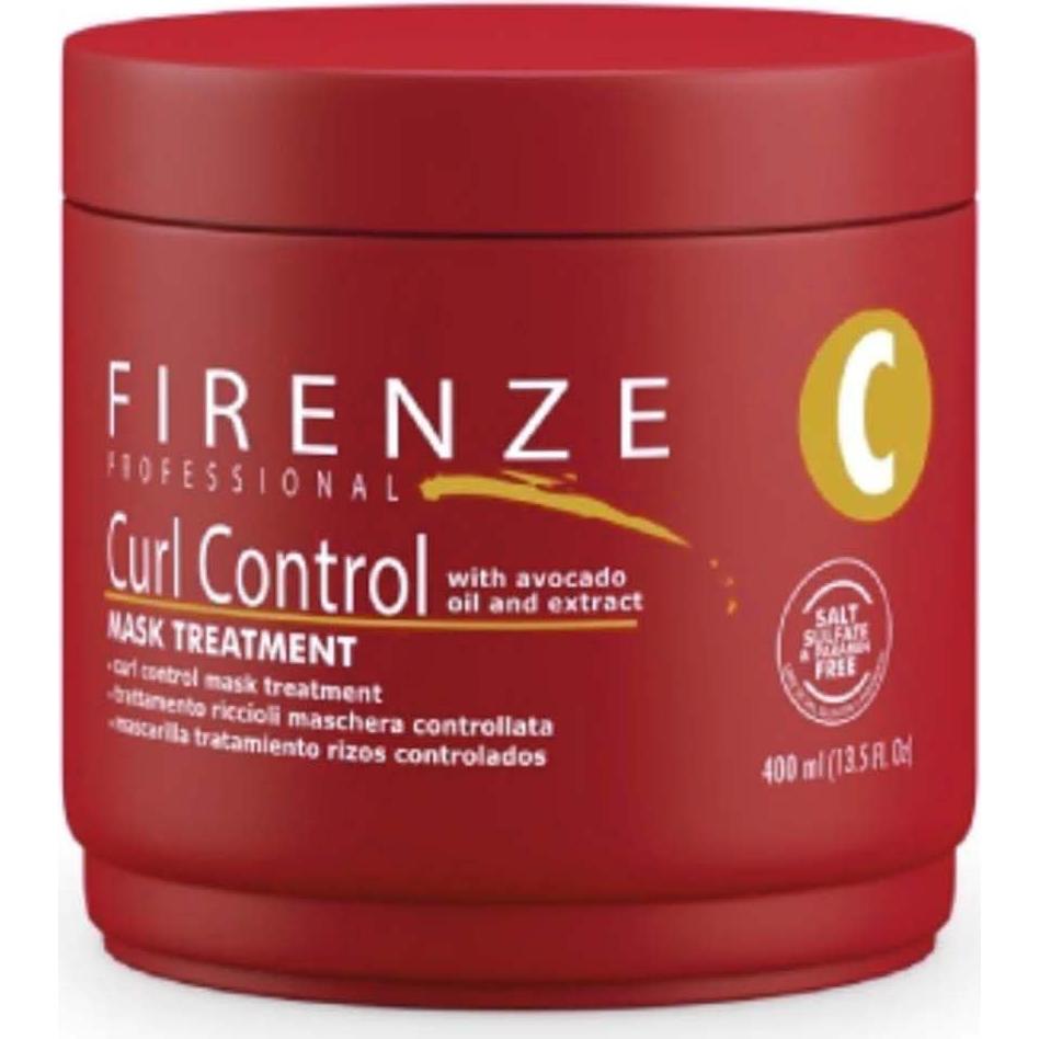 Conjunto Control de Rizos Firenze Professional - Champú 300ml, Acondicionador 300ml, Mascarilla 400ml